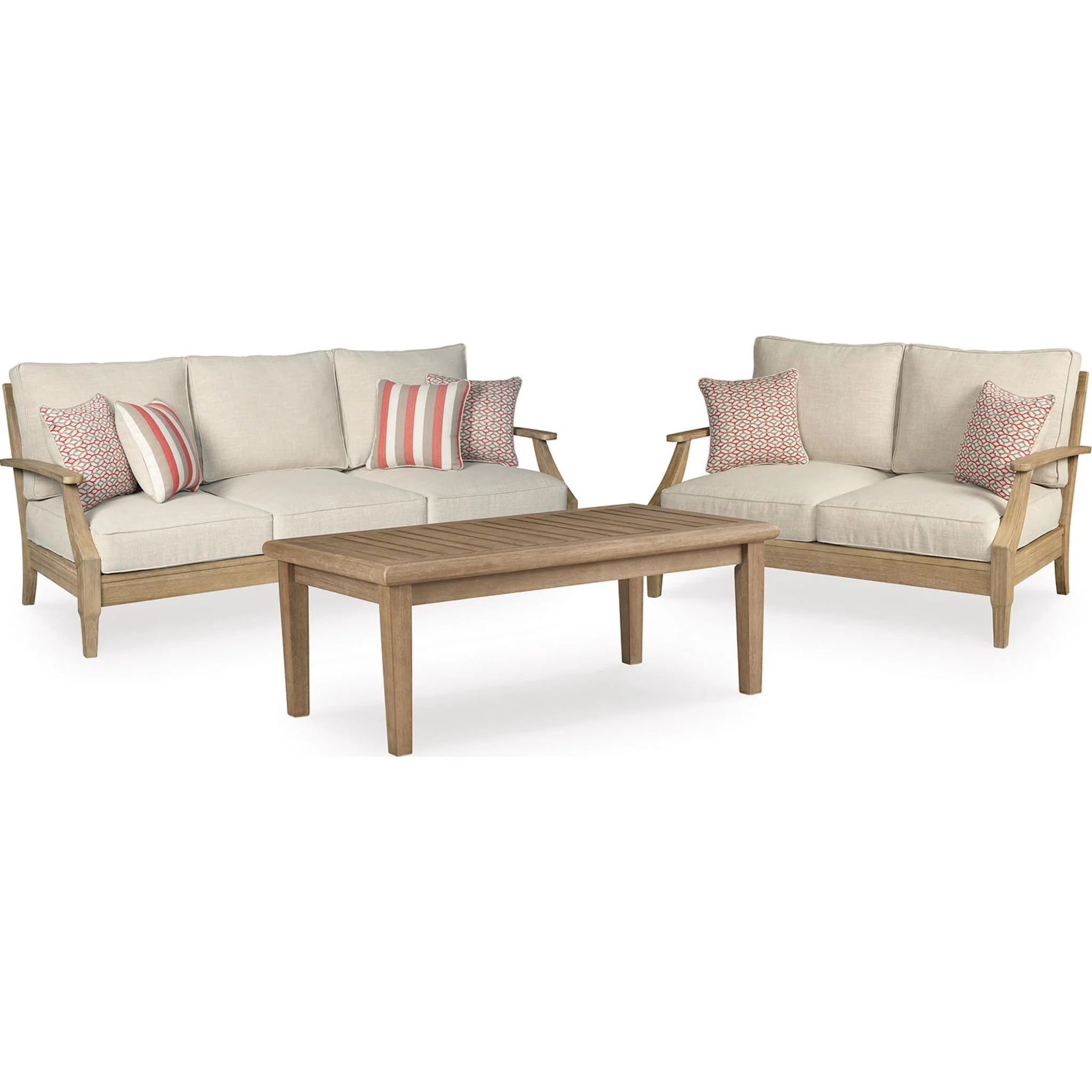 Clare View 3 Piece Outdoor Seating - Beige