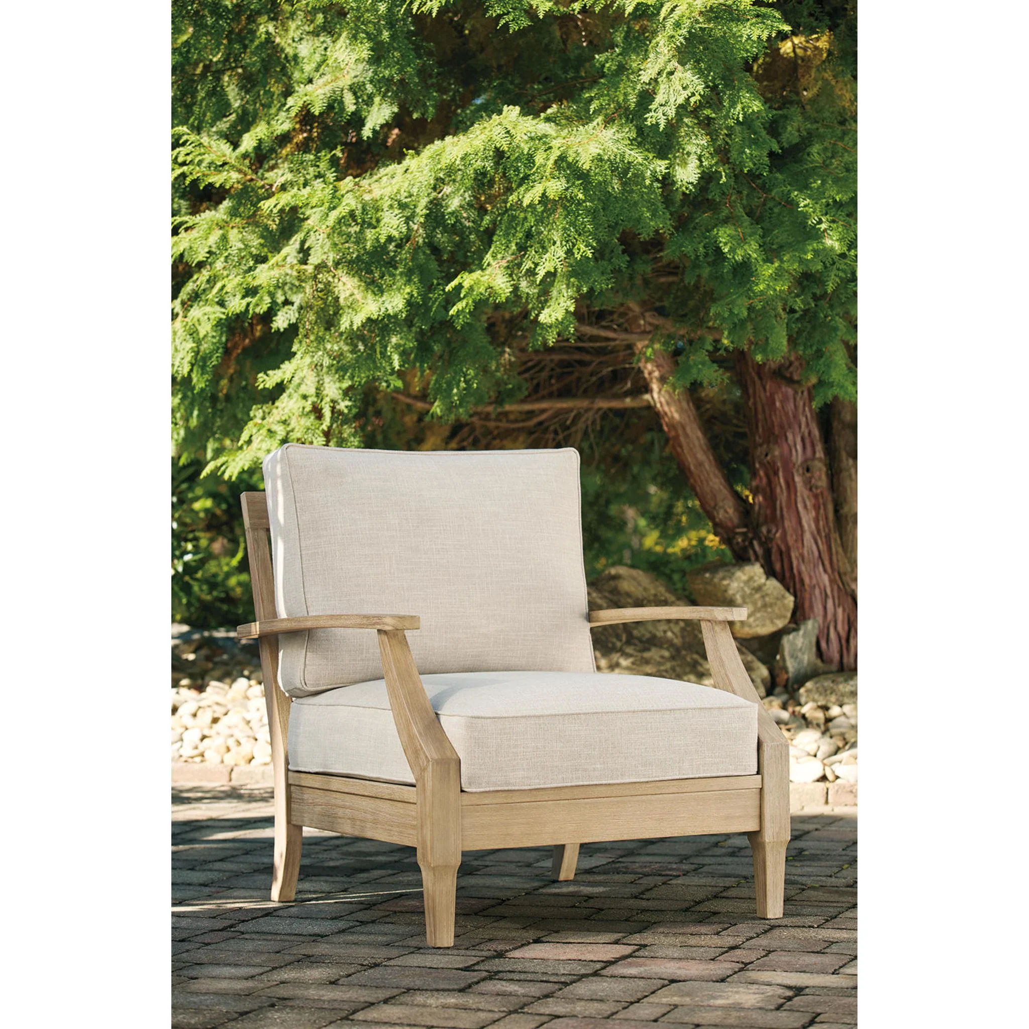 Clare View 4 Piece Outdoor Seating - Beige - Image 12