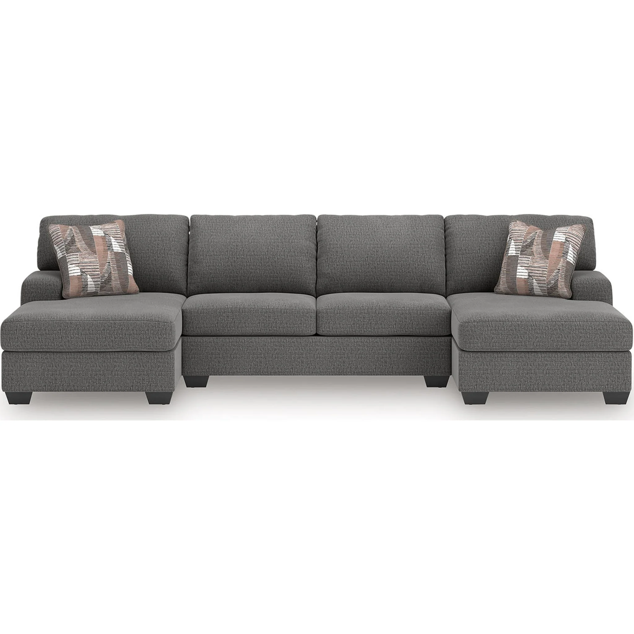 Clarington 3 Piece Sectional with Double Chaise - Image 4