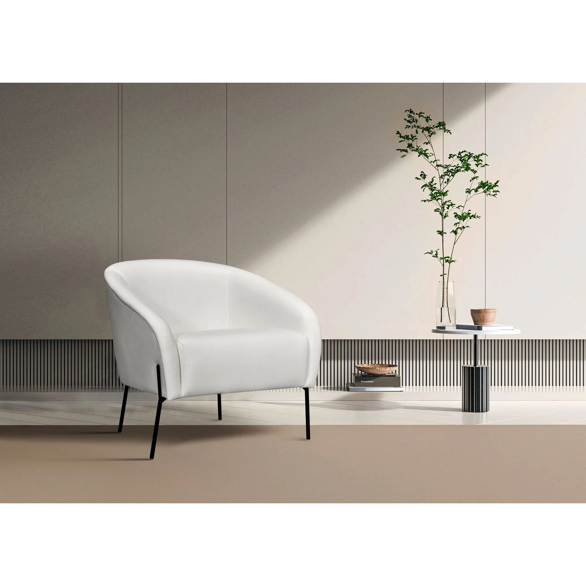 Clarity Accent Chair - Rio Optical White - Image 2
