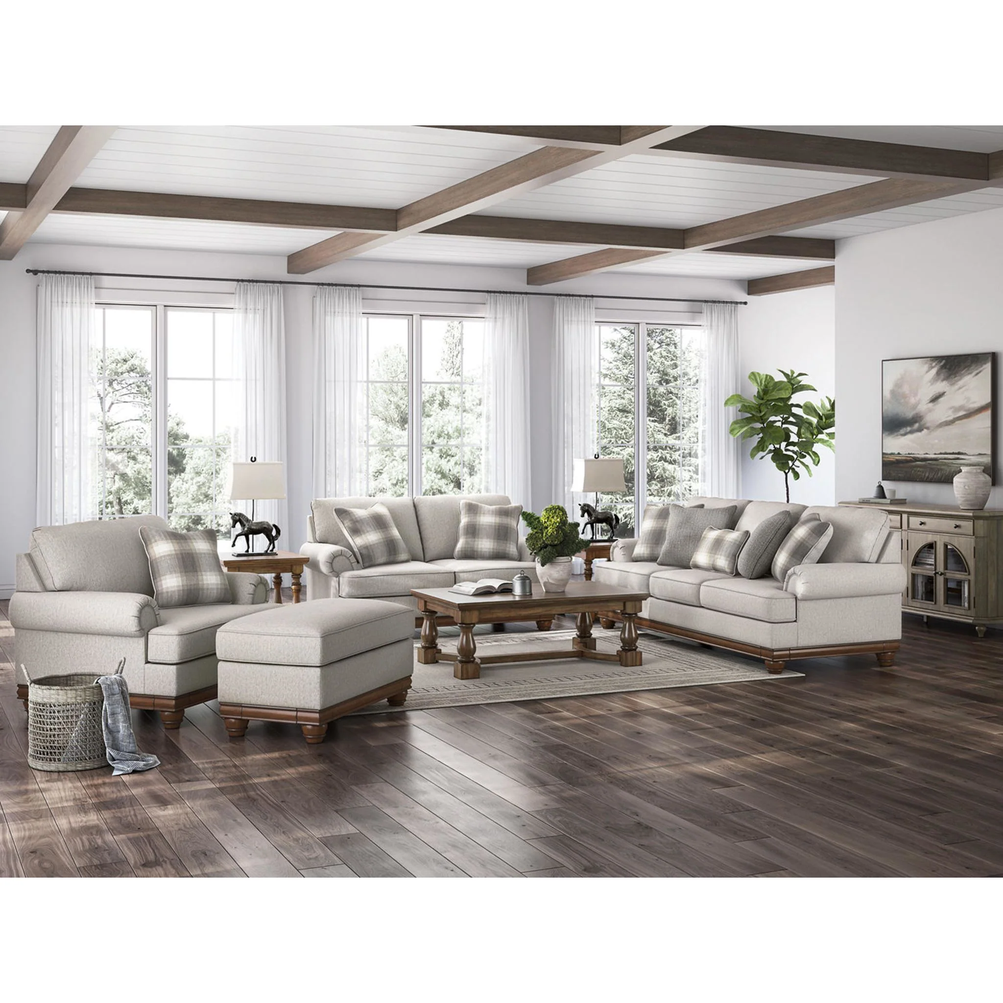 Clearbrooke Oversized Chair - Sandstone - Image 2