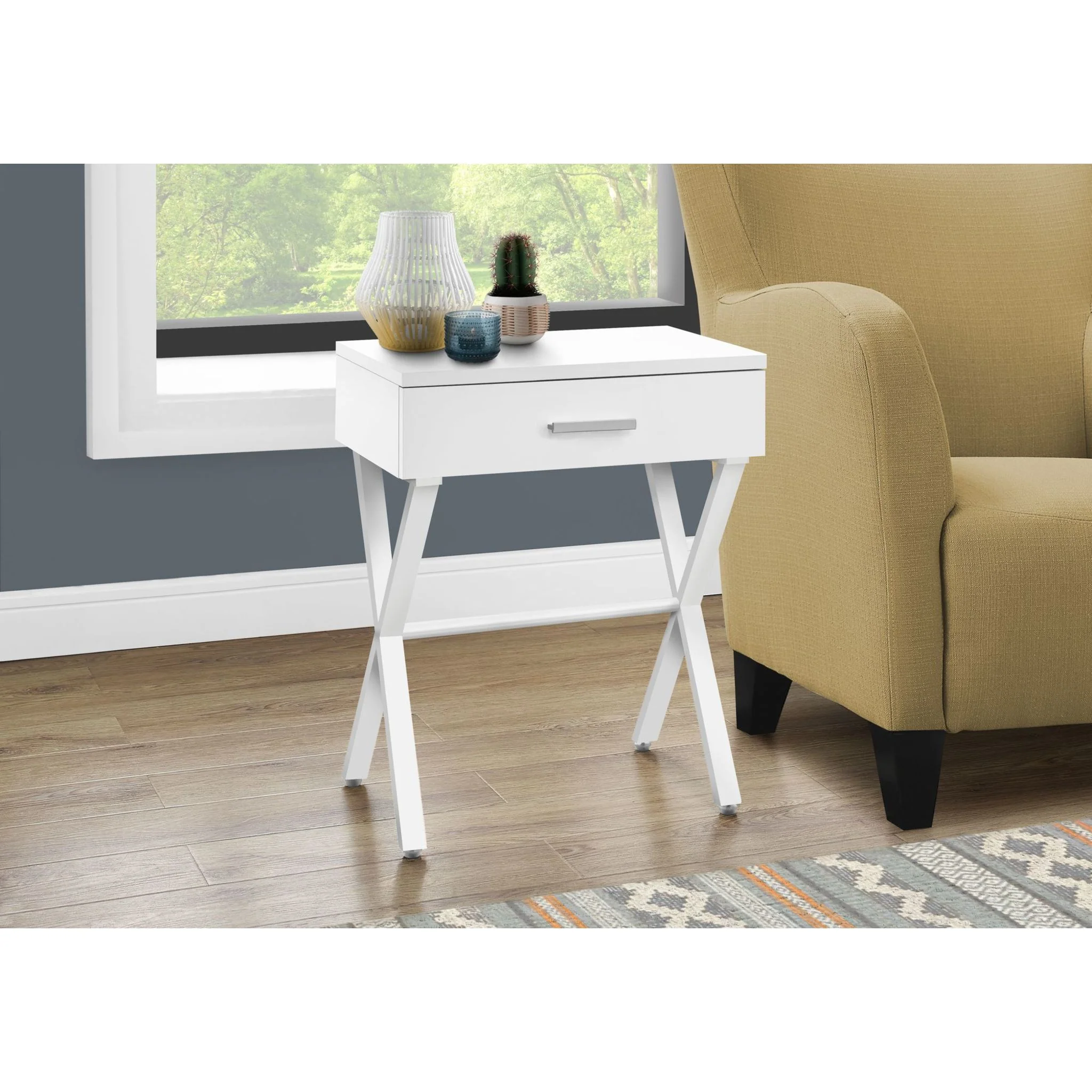 Cloe Accent Table - White - Image 2