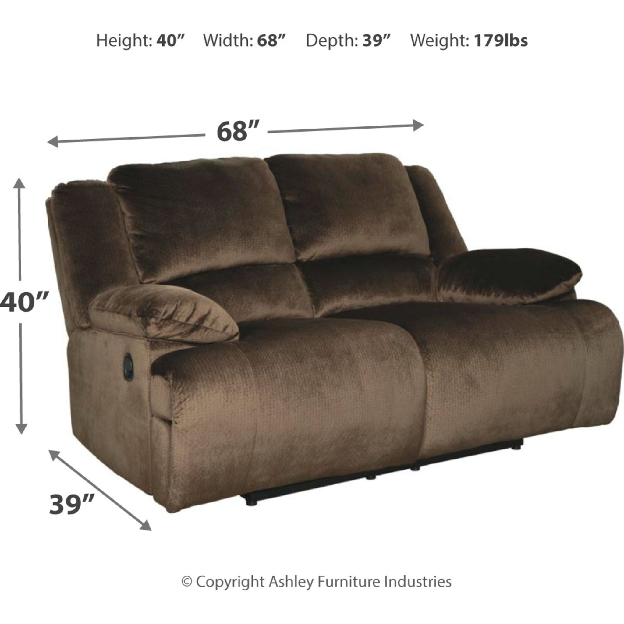 Clonmel Power Reclining Loveseat - Image 2