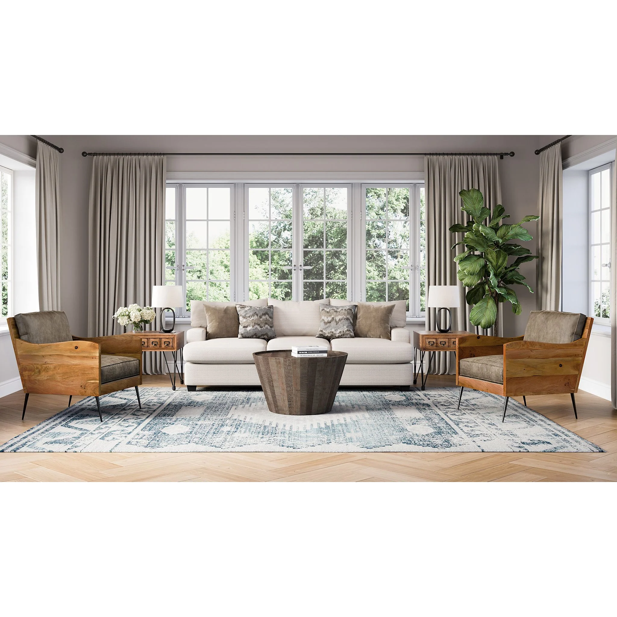 Conundrum Coffee Table - Grey Wash - Image 5