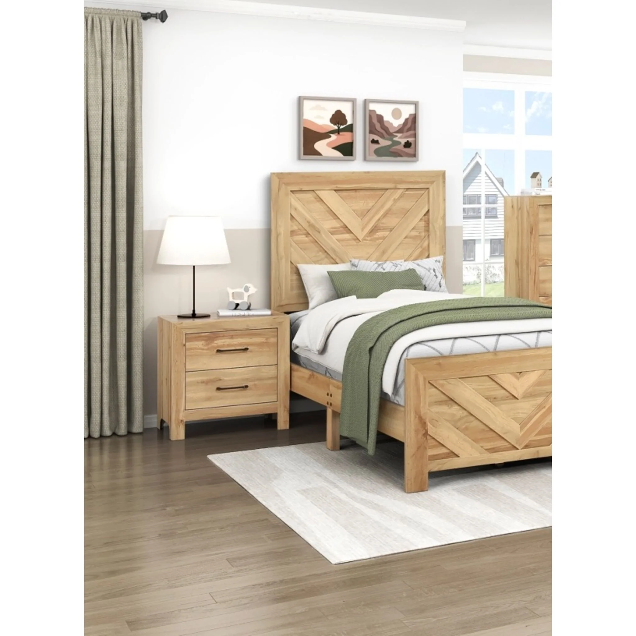 Corbin Nightstand - Natural - Image 2