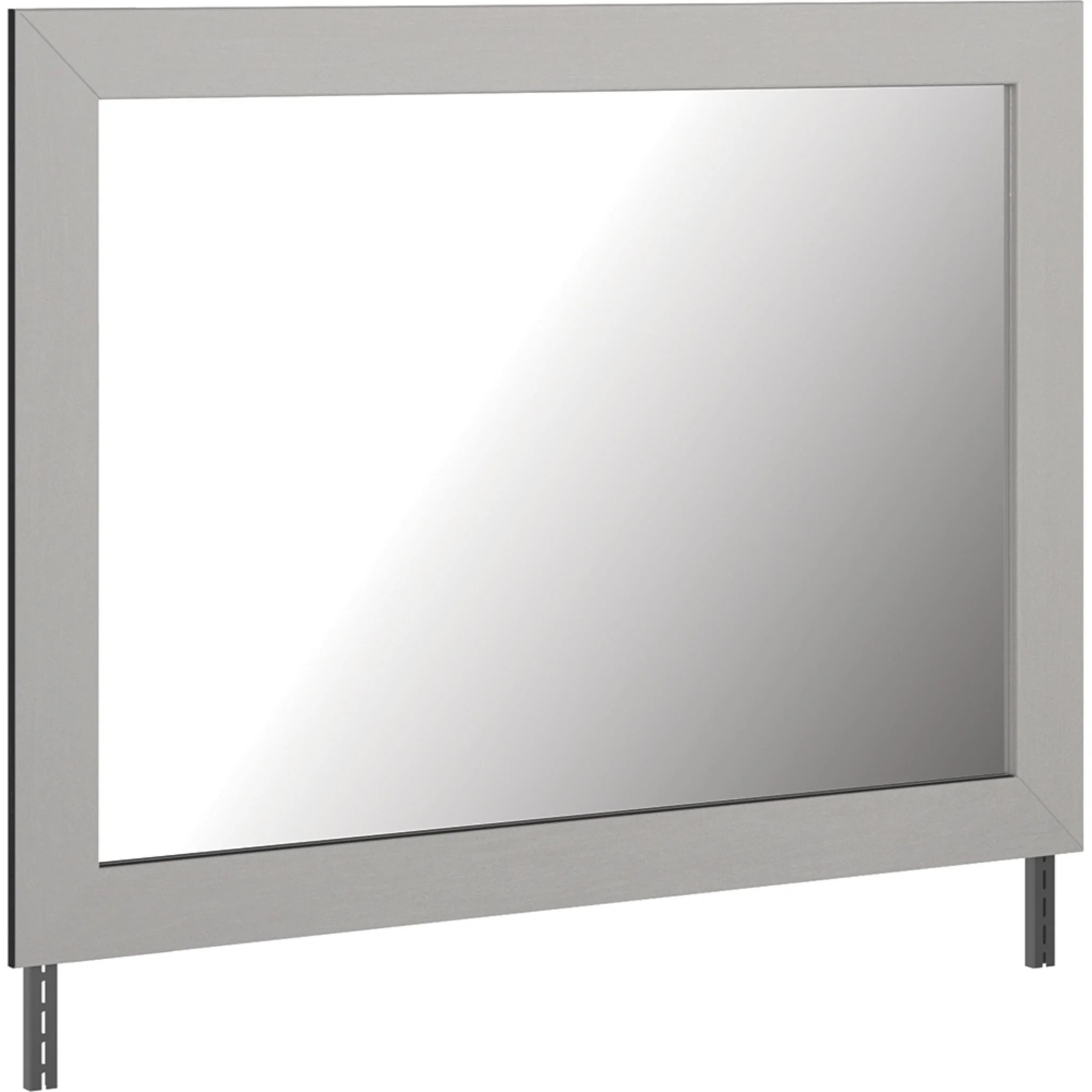 Cottonburg Dresser and Mirror - Light Gray/White - Image 3