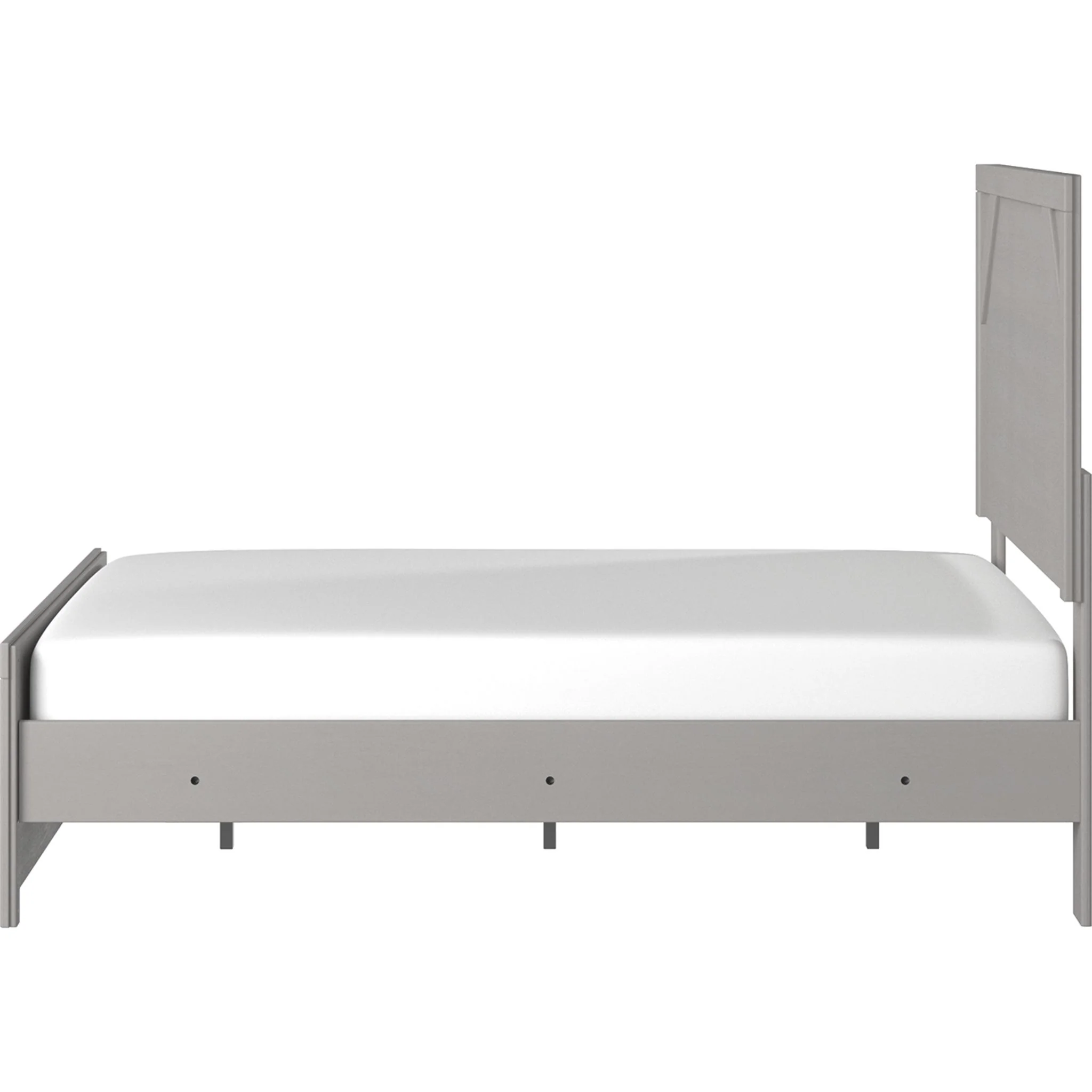 Cottonburg Full Panel Bed - Light Gray/White - Image 6