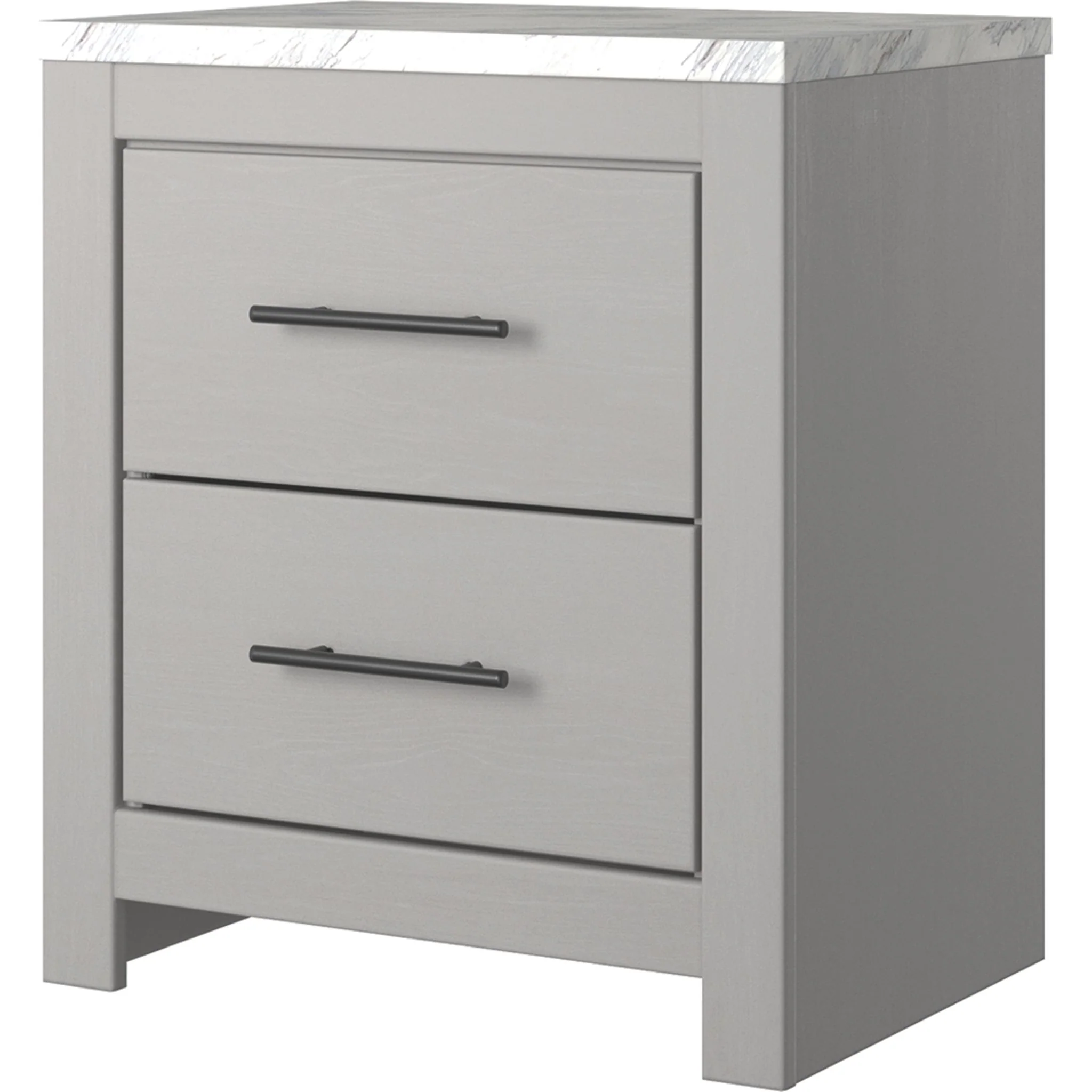 Cottonburg Nightstand - Light Gray/White - Image 2