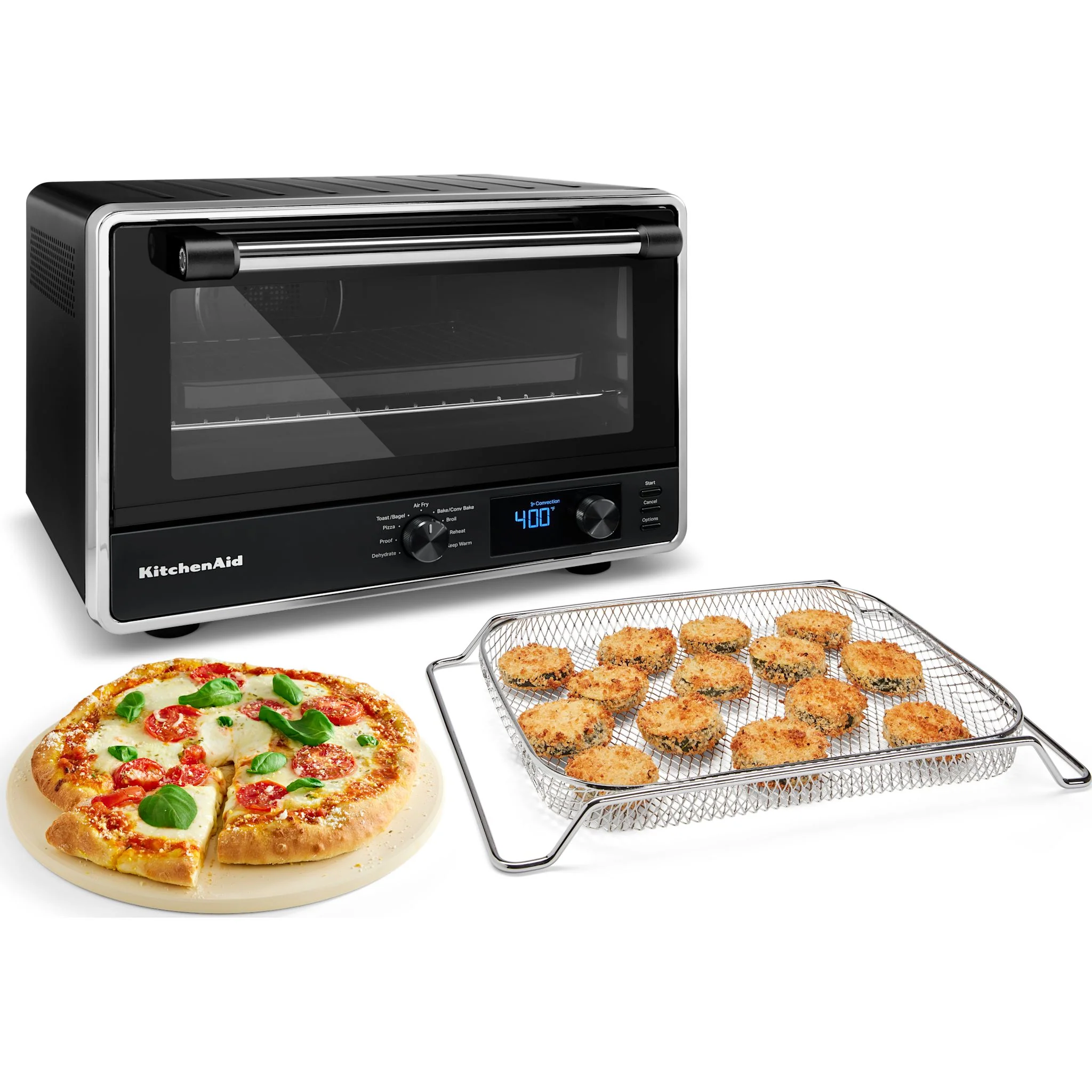 KitchenAid Countertop Oven With Air Fry (KCO128BM) - Black - Image 4