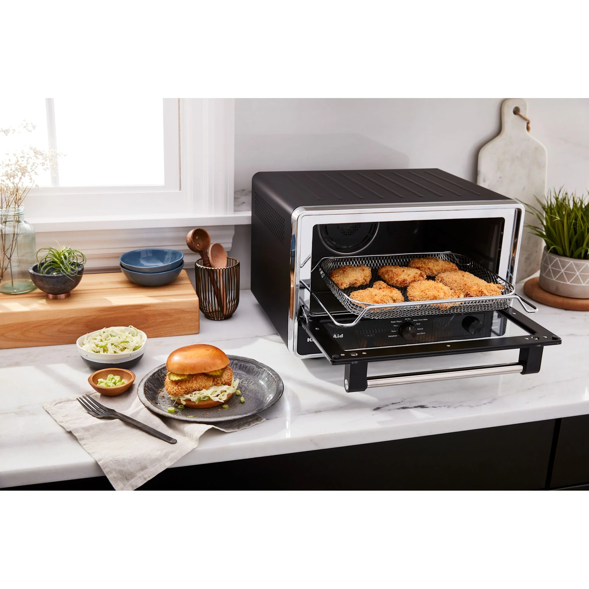 KitchenAid Countertop Oven With Air Fry (KCO128BM) - Black - Image 5