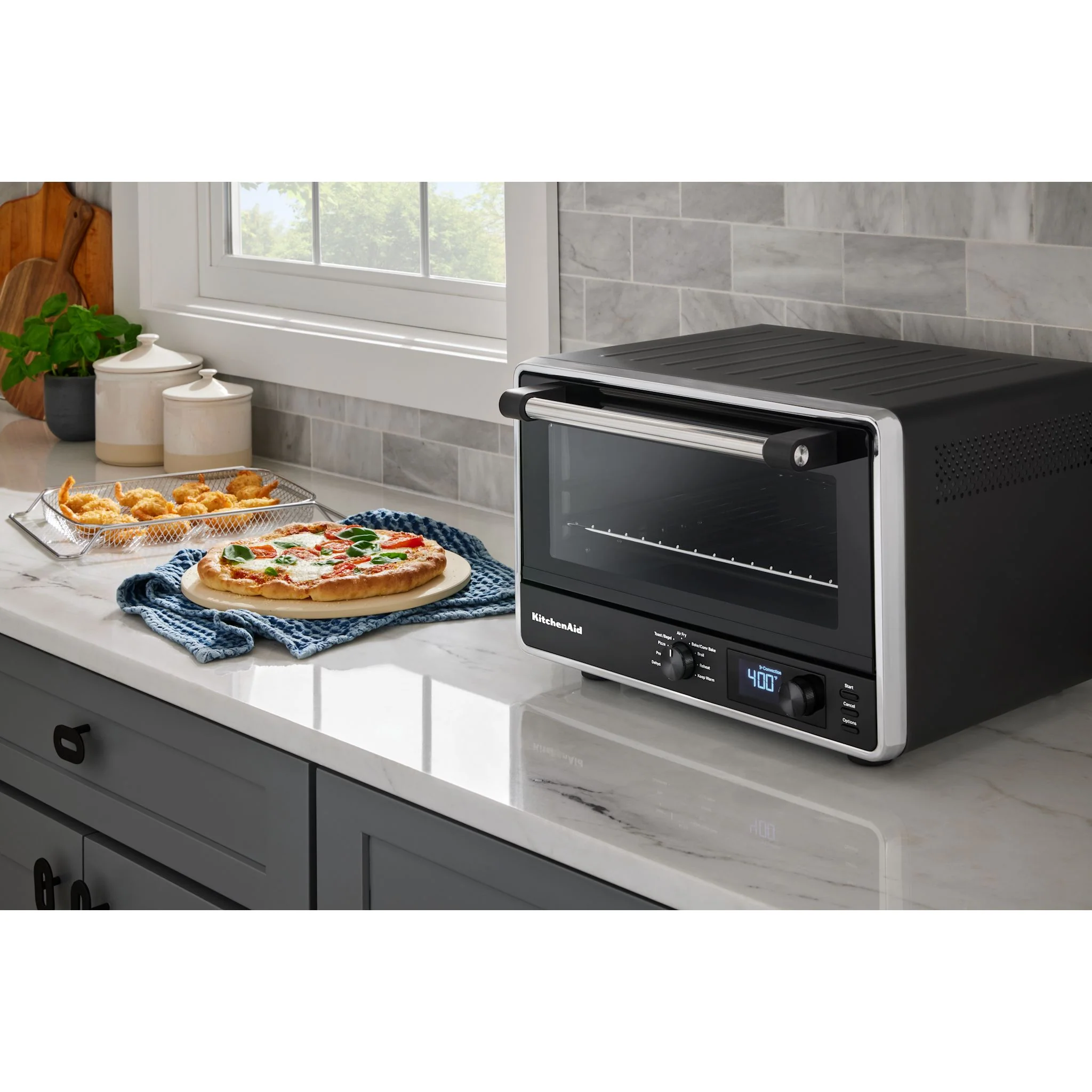 KitchenAid Countertop Oven With Air Fry (KCO128BM) - Black - Image 6