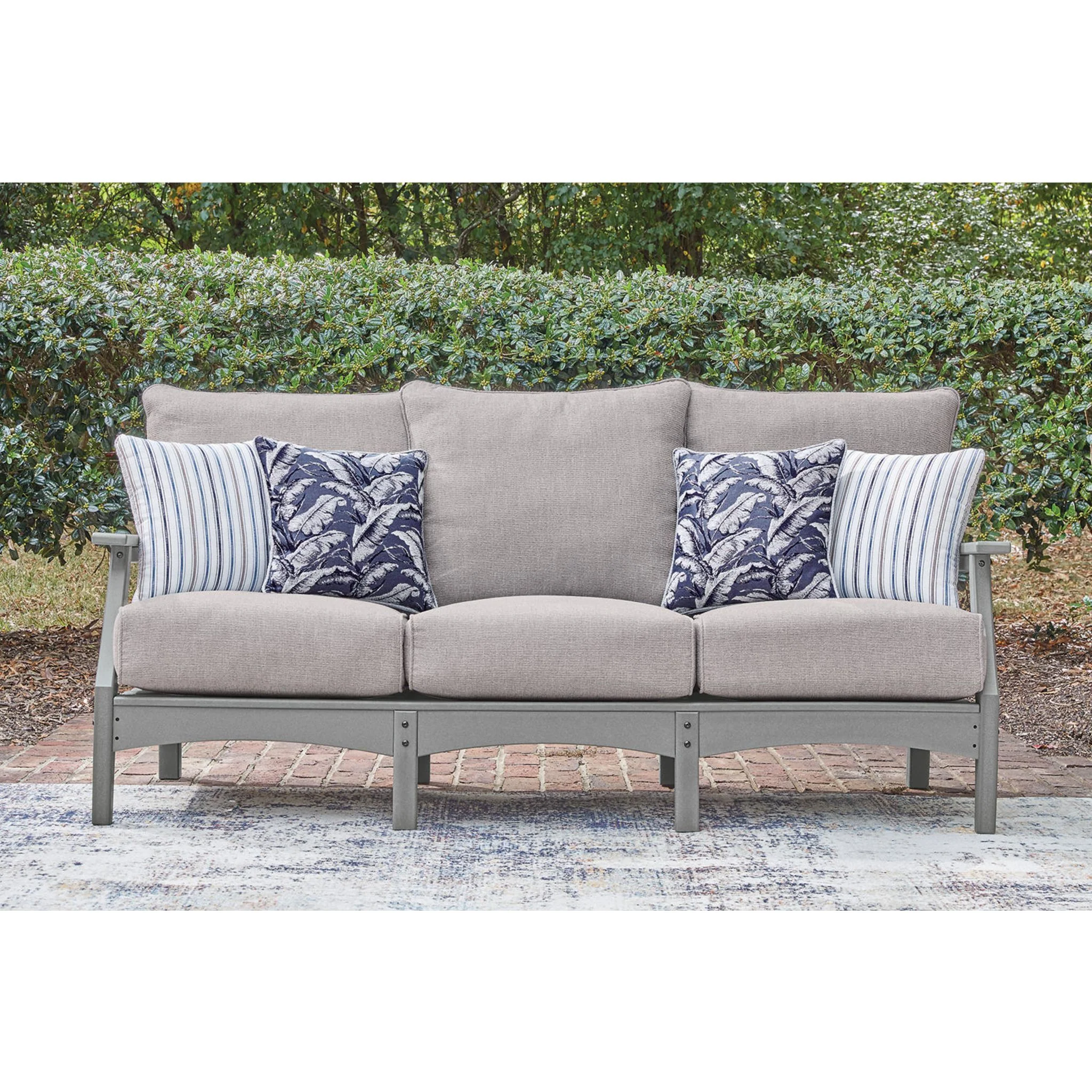 Cove Beach 2 Piece Outdoor Seating - Gray - Image 10