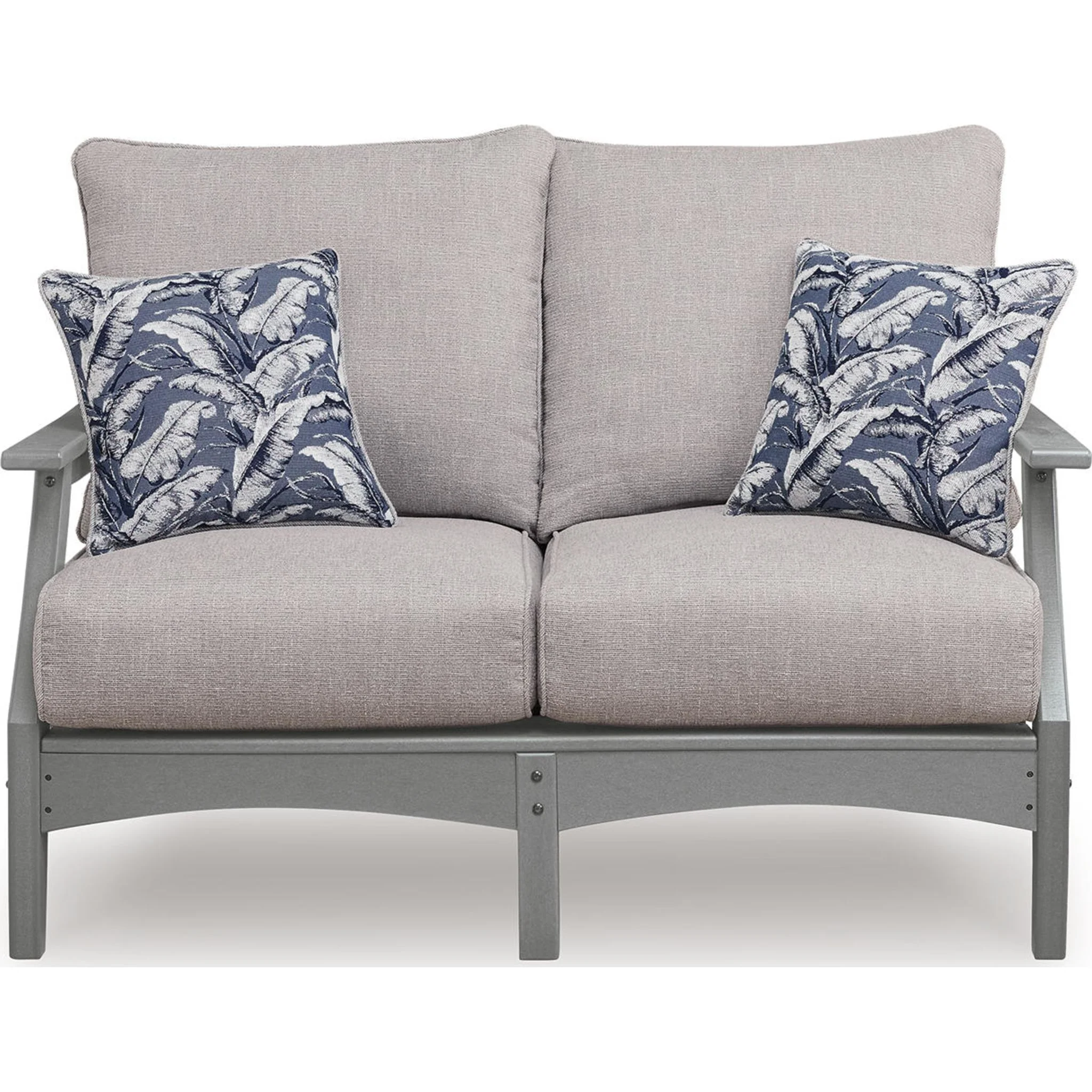 Cove Beach 2 Piece Outdoor Seating - Gray - Image 5