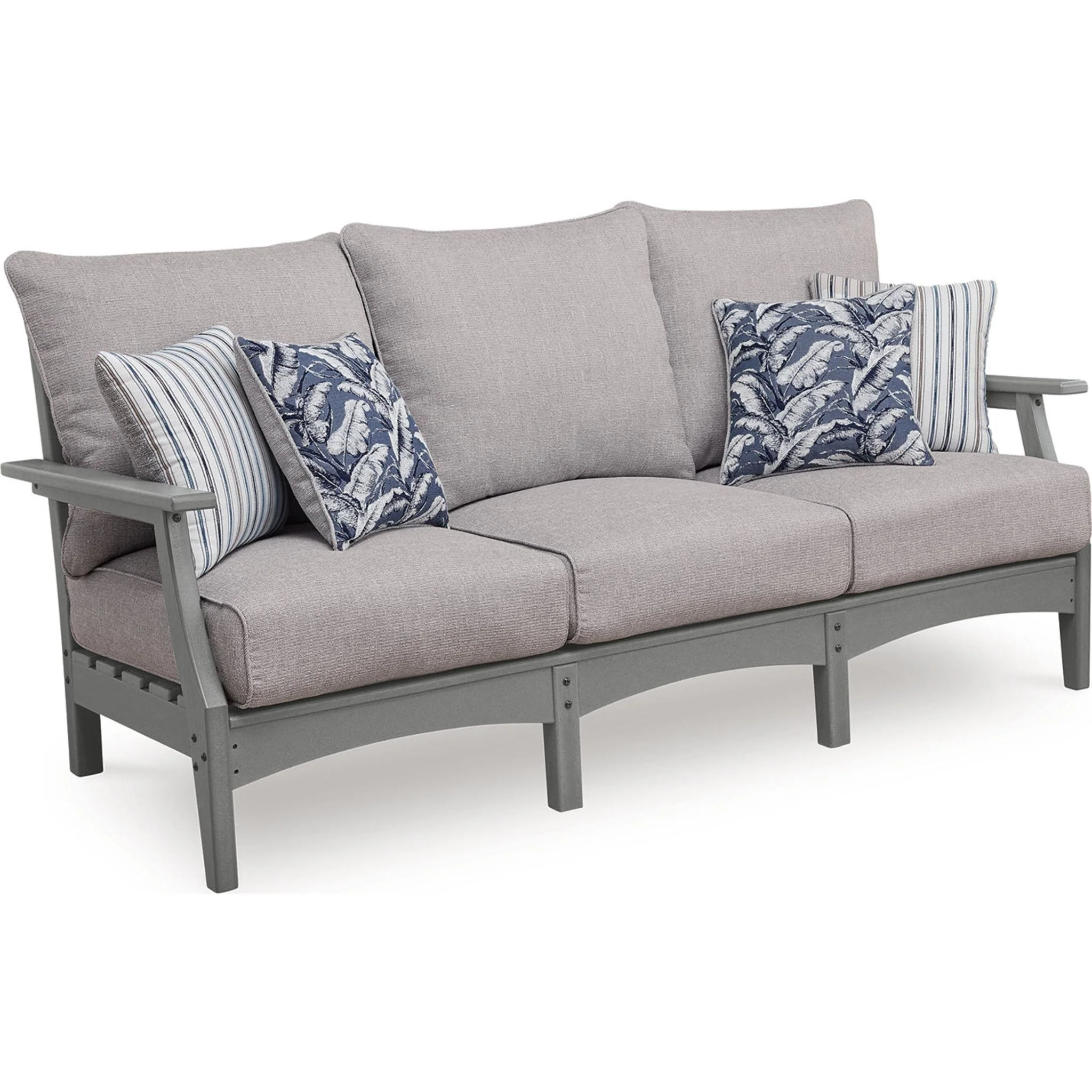 Cove Beach 2 Piece Outdoor Seating - Gray - Image 7