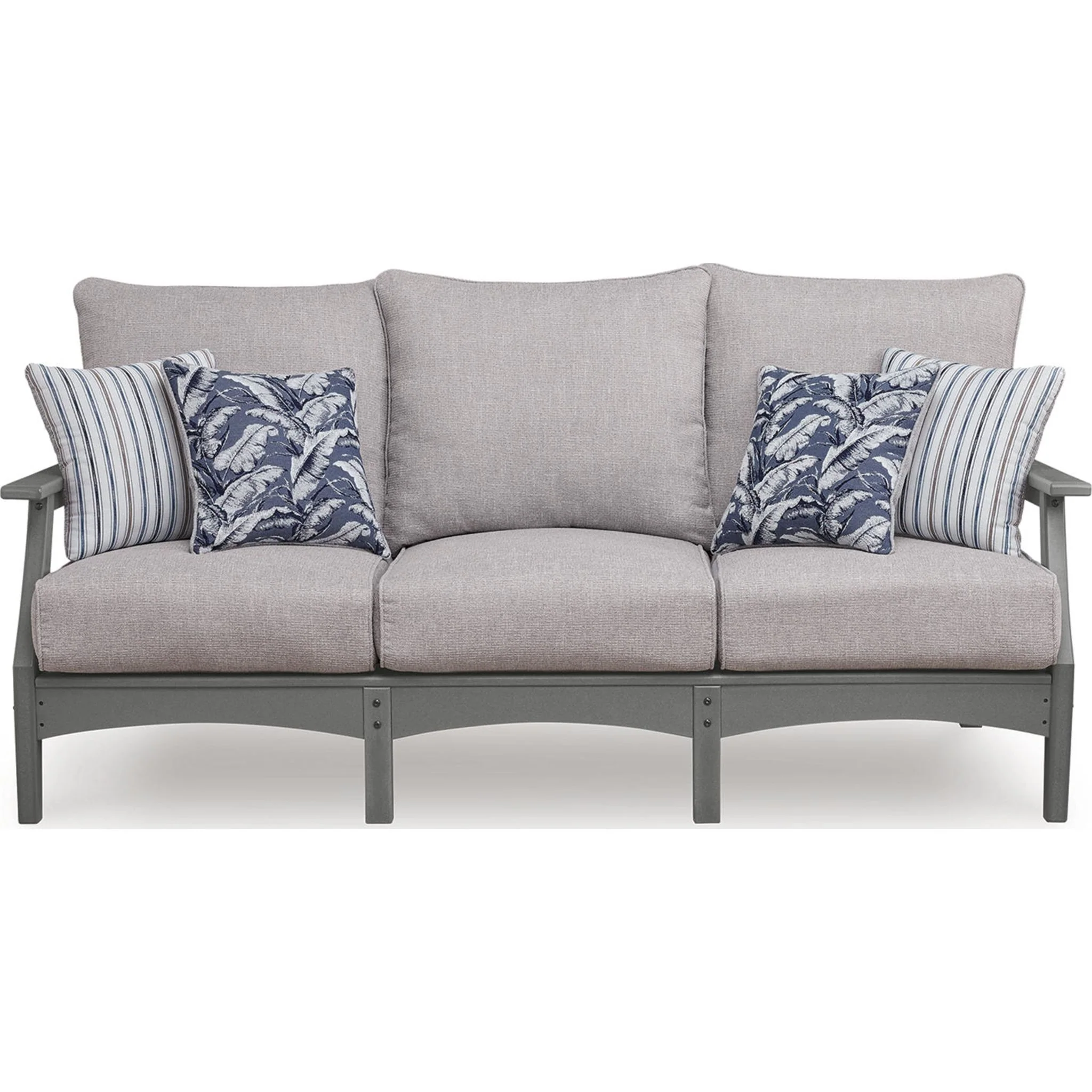 Cove Beach 2 Piece Outdoor Seating - Gray - Image 9