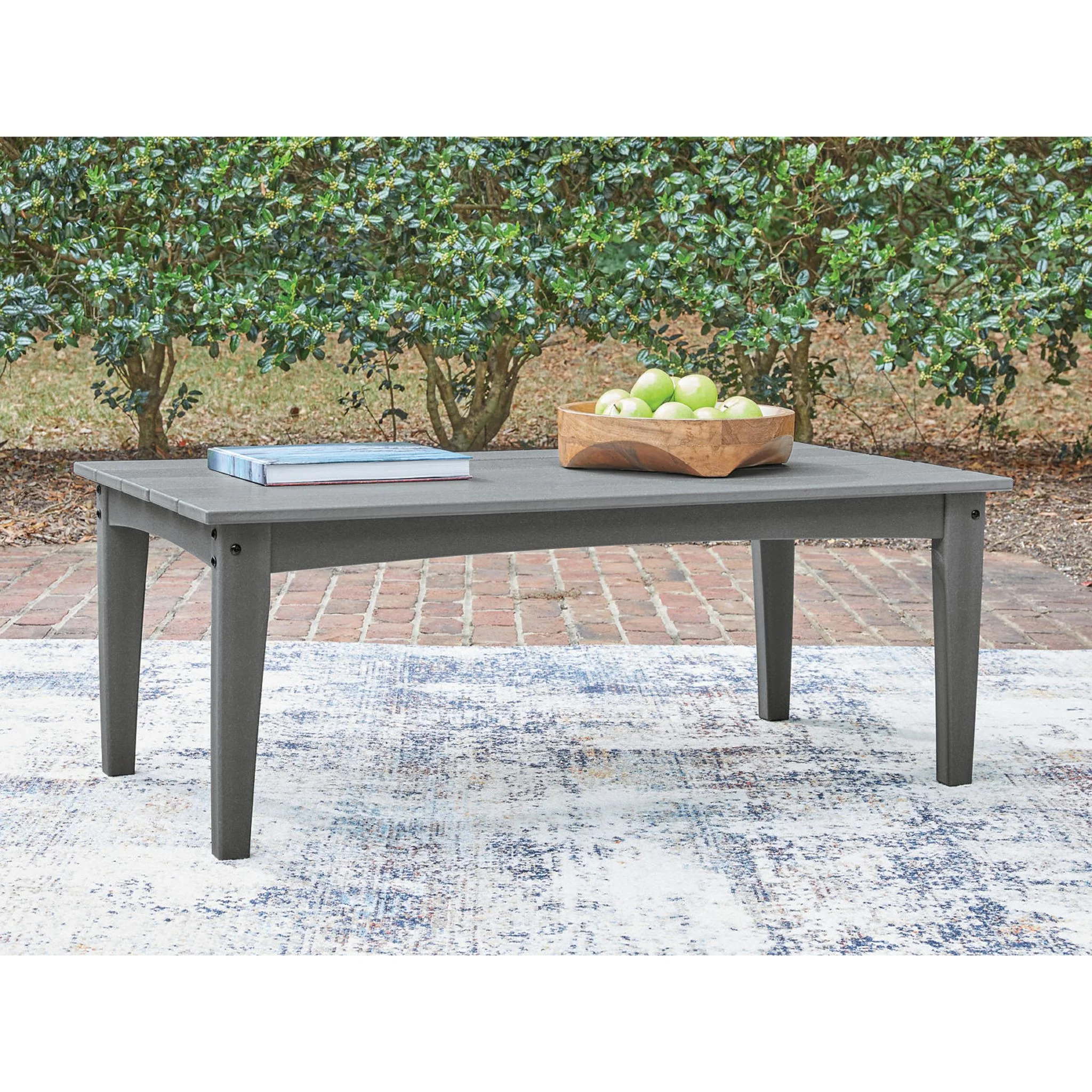 Cove Beach Outdoor Coffee Table - Gray - Image 2