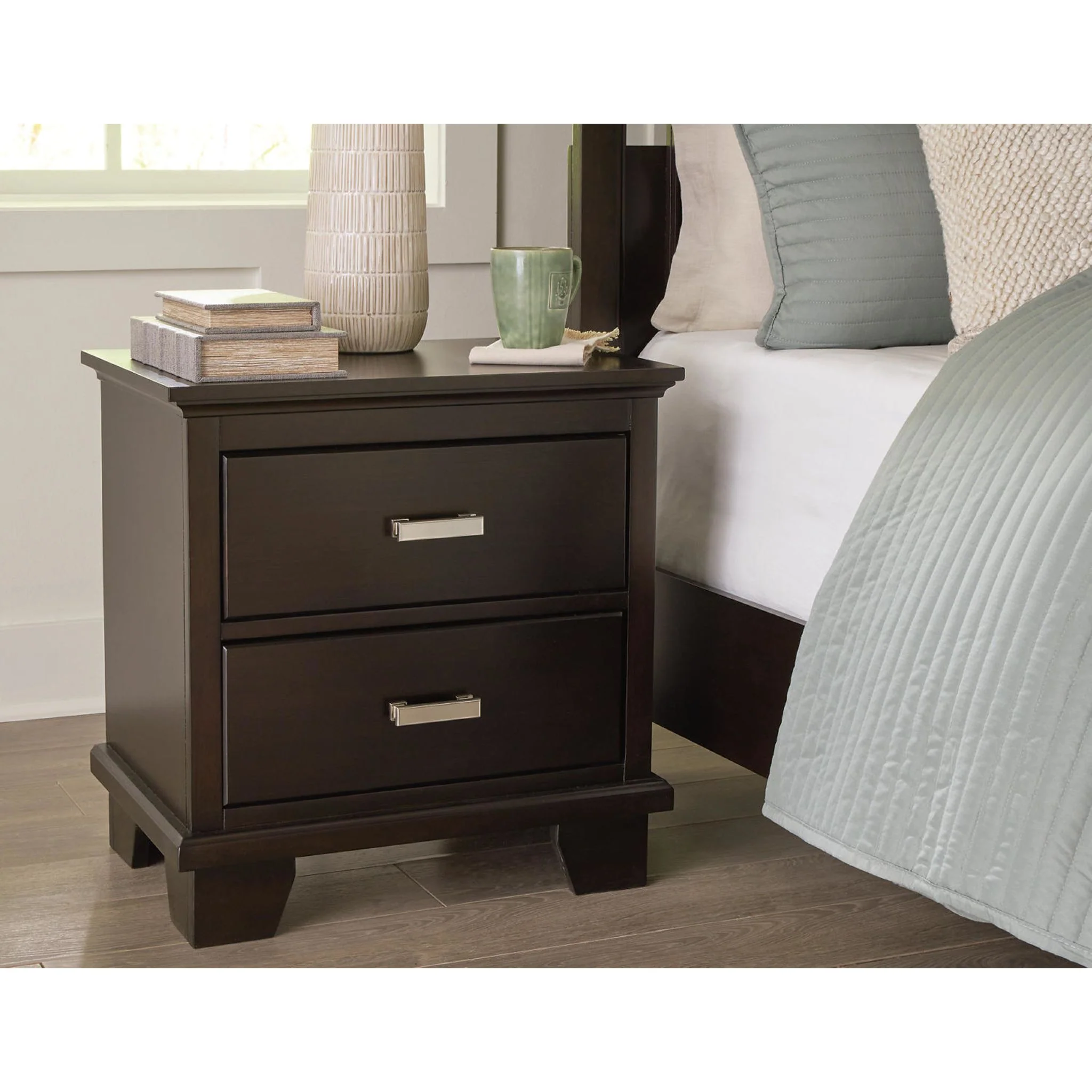 Covetown 6 Piece Full Panel Bedroom - Dark Brown - Image 28
