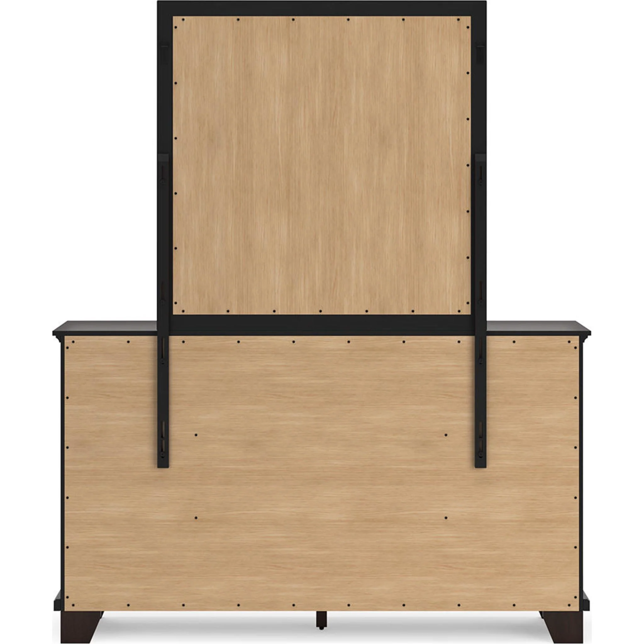 Covetown 6 Piece Queen Panel Bedroom - Dark Brown - Image 5