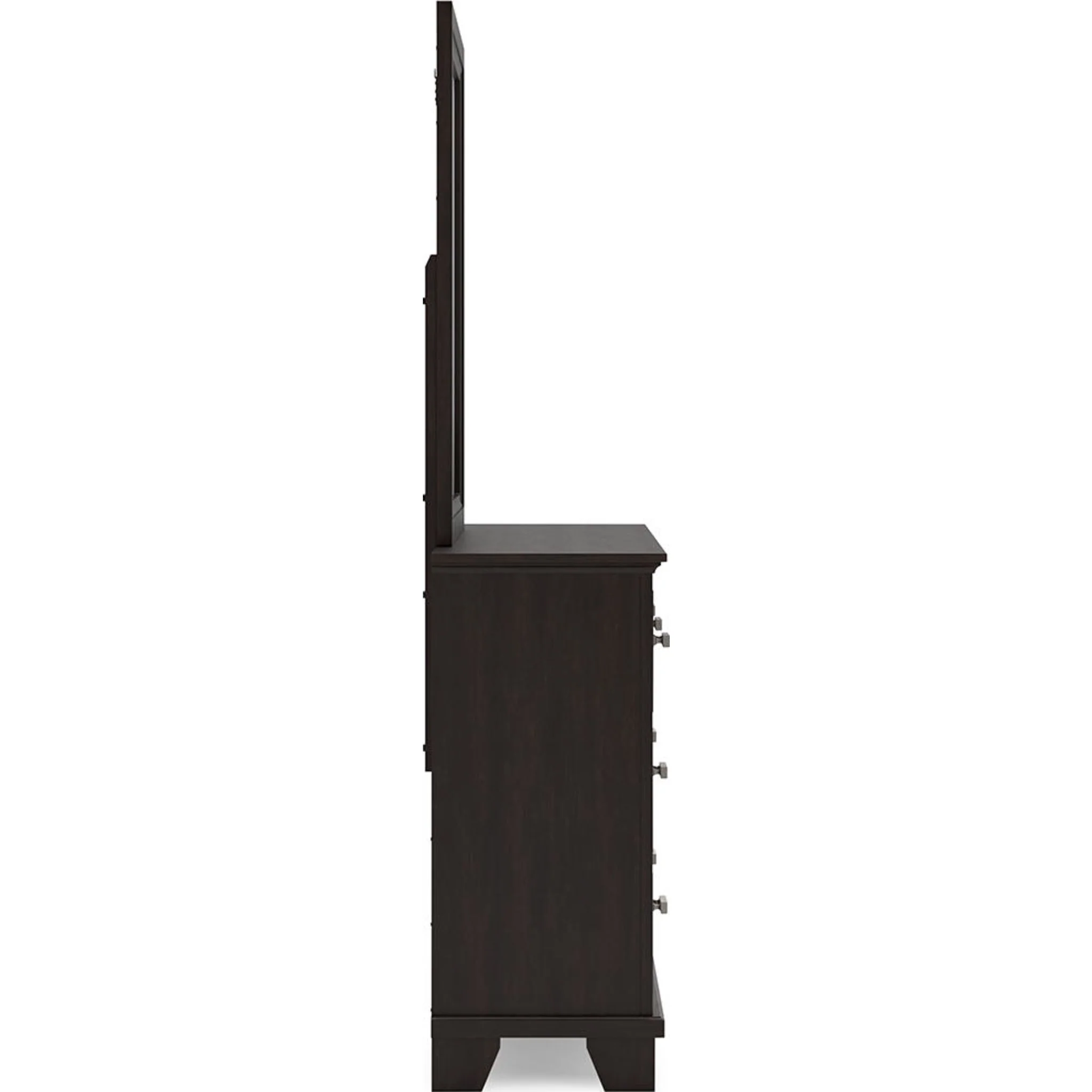 Covetown 6 Piece Queen Panel Bedroom - Dark Brown - Image 9