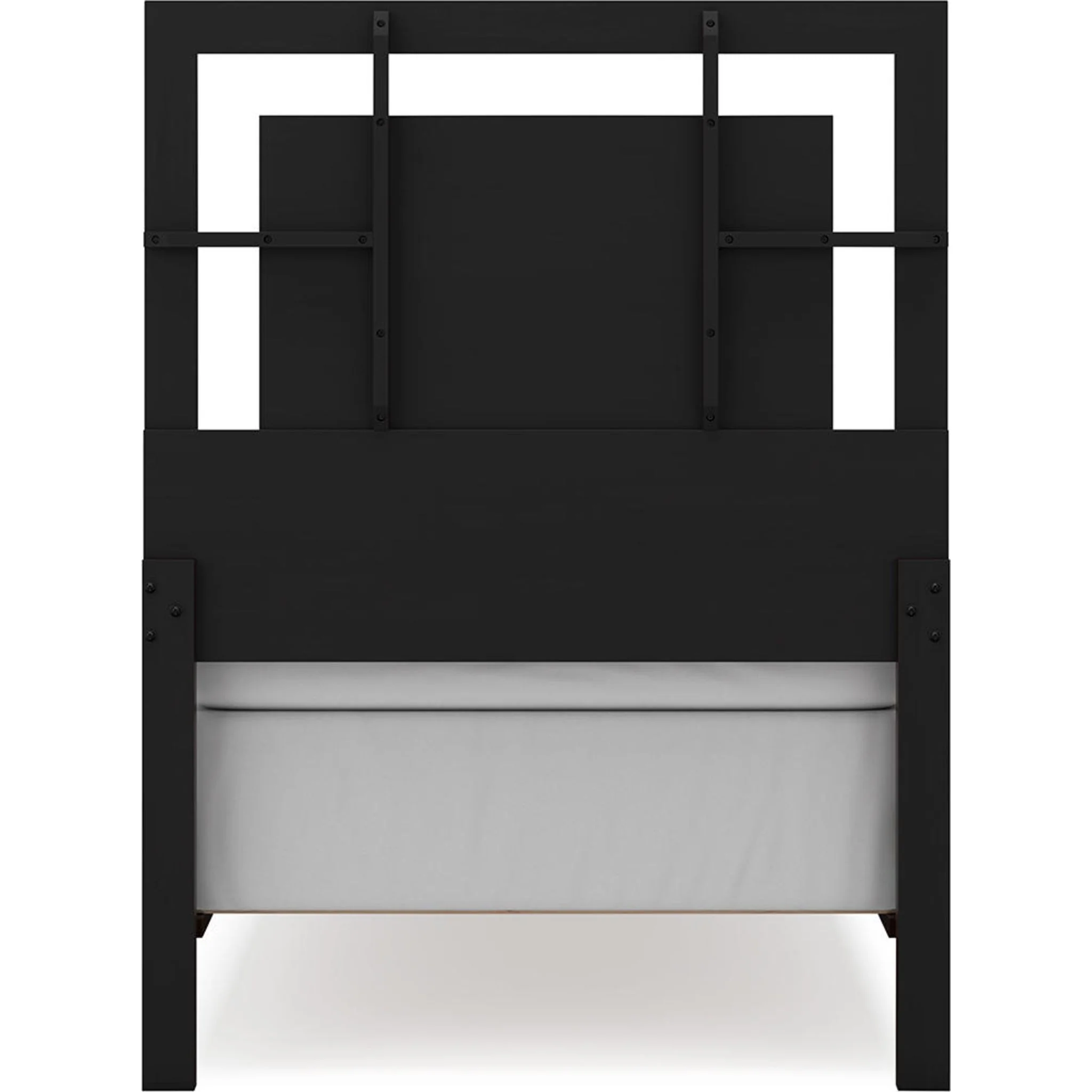 Covetown 6 Piece Twin Panel Bedroom - Dark Brown - Image 14
