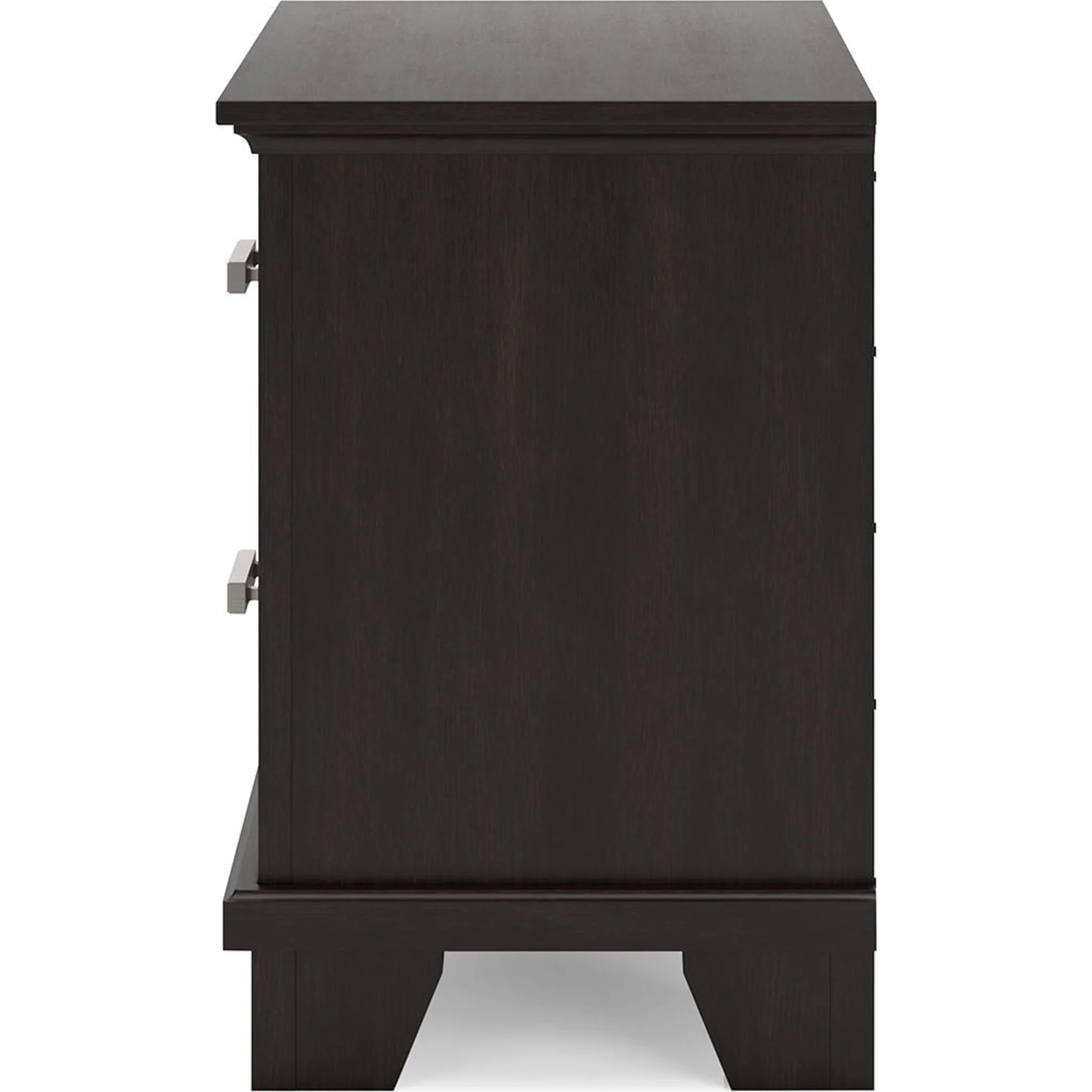 Covetown 6 Piece Twin Panel Bedroom - Dark Brown - Image 23