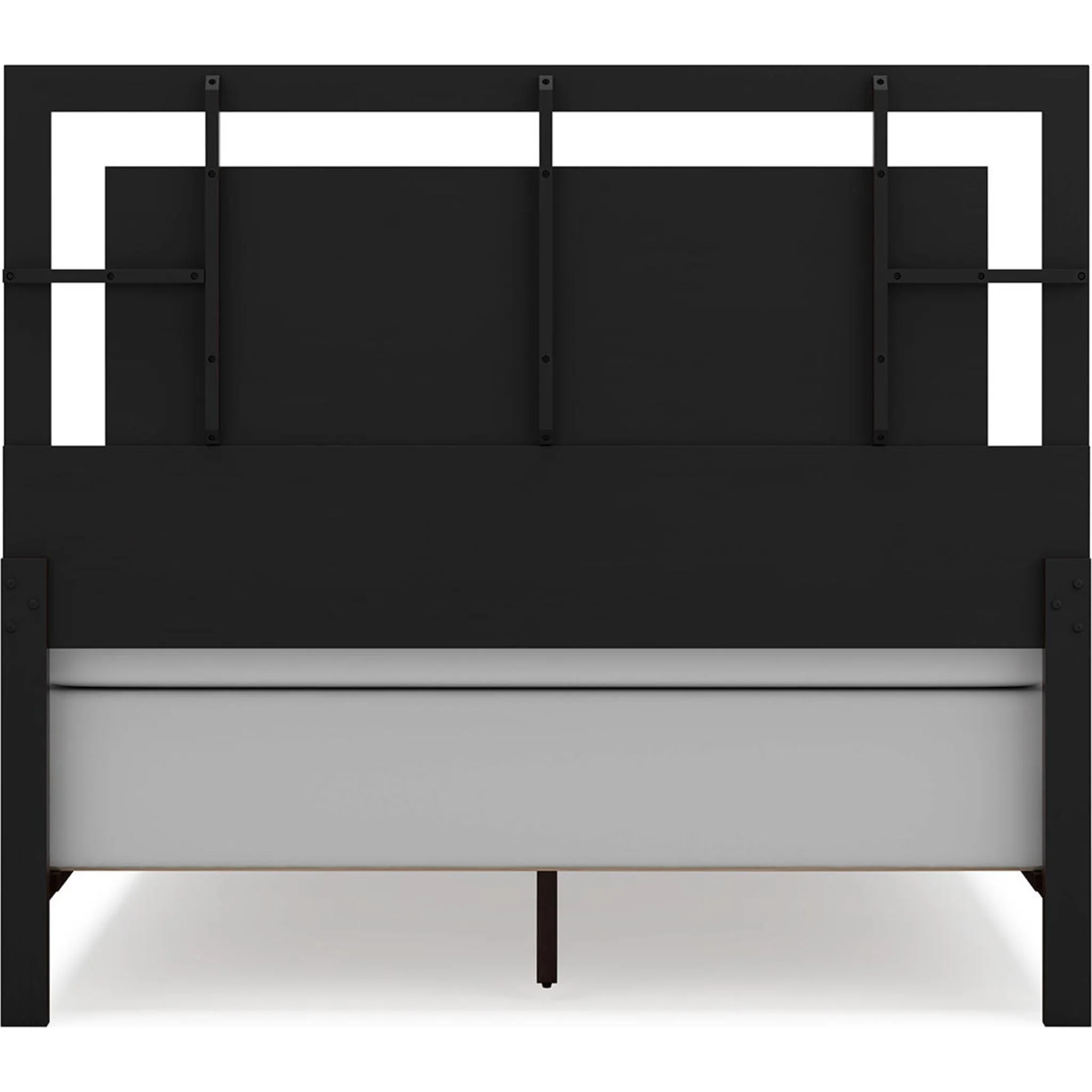 Covetown Queen Panel Bed - Dark Brown - Image 11