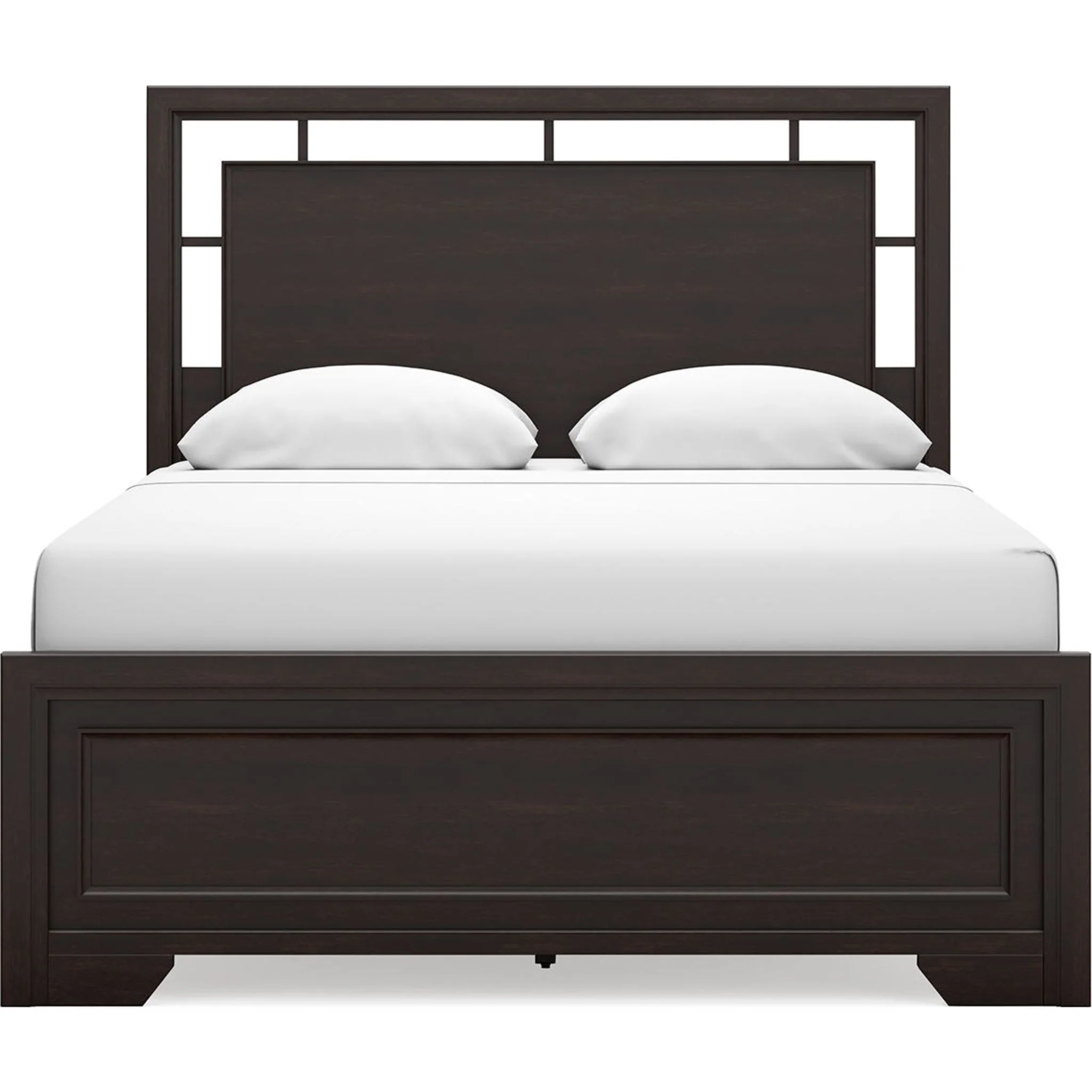 Covetown Queen Panel Bed - Dark Brown - Image 12