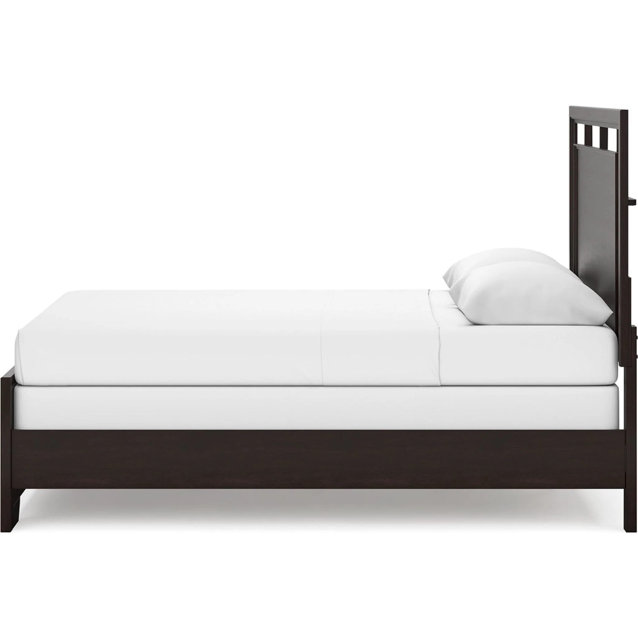 Covetown Queen Panel Bed - Dark Brown - Image 13
