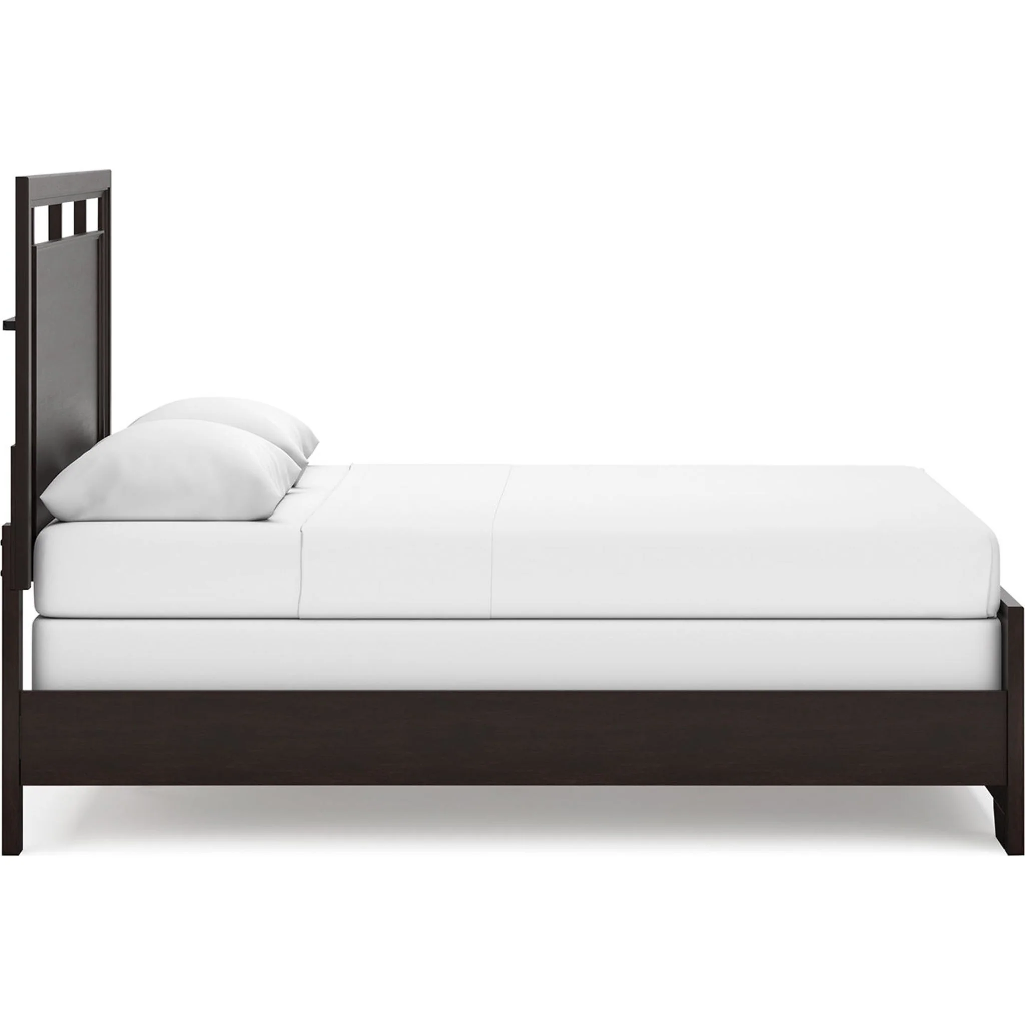 Covetown Queen Panel Bed - Dark Brown - Image 14