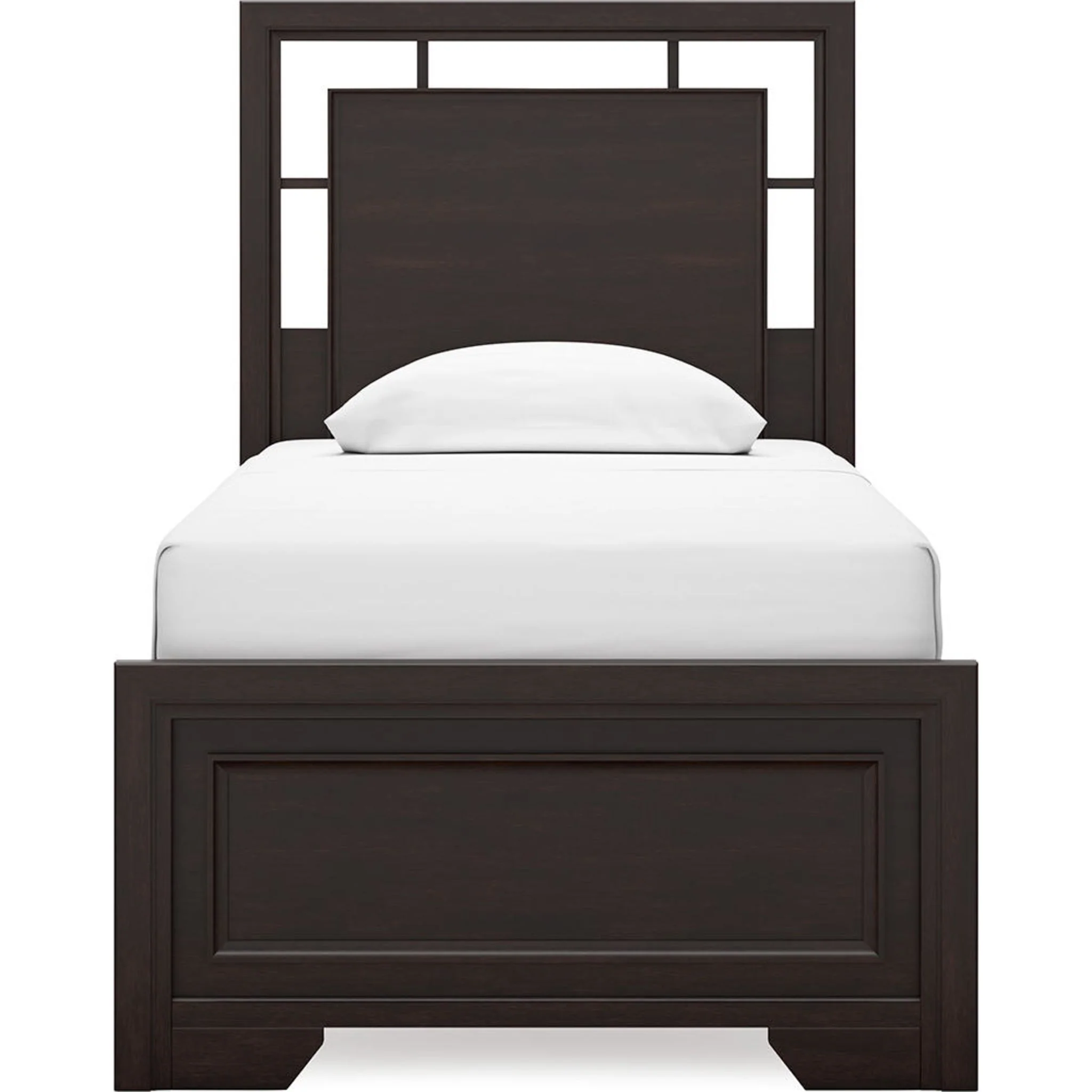 Covetown Twin Panel Bed - Dark Brown - Image 3