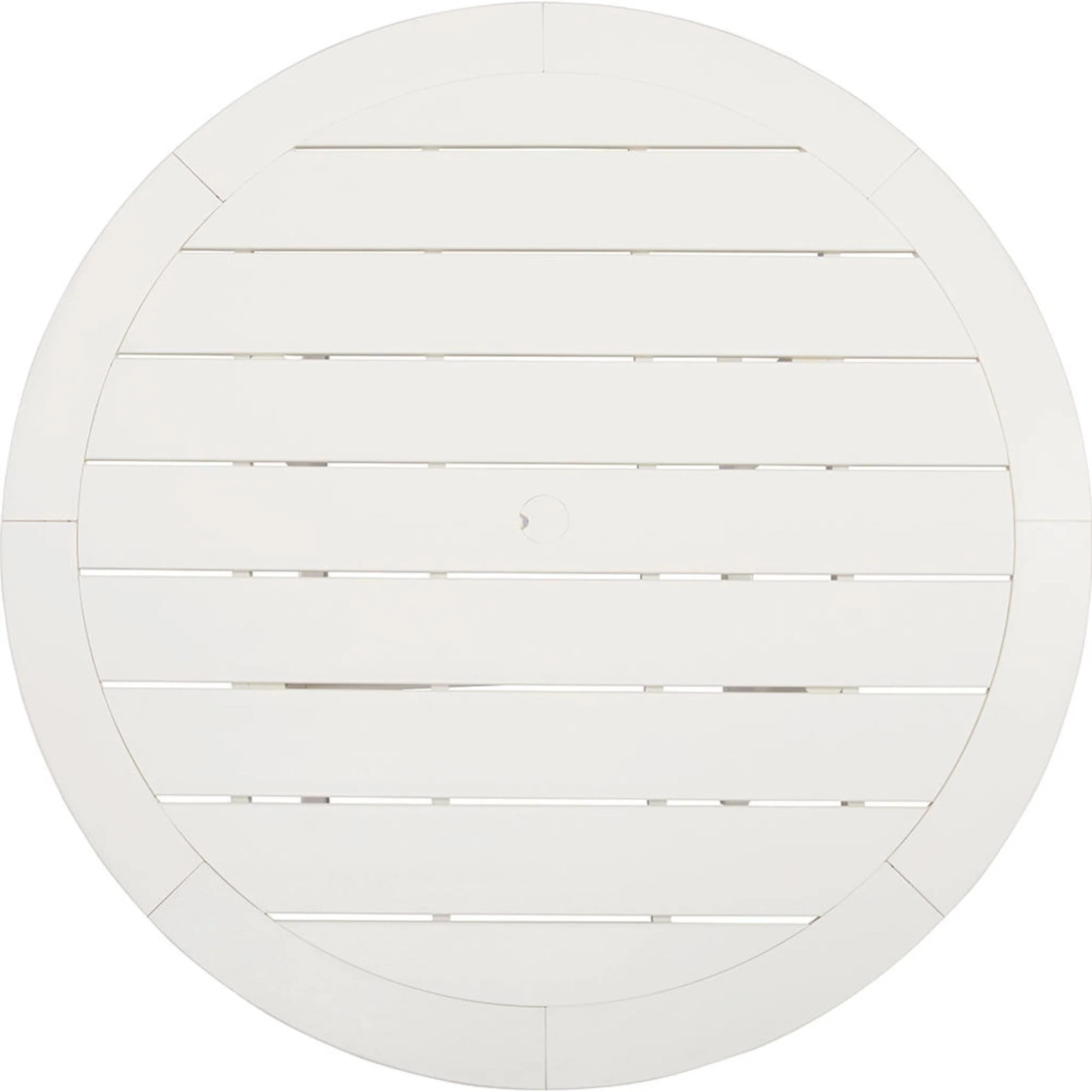 Crescent Luxe Outdoor Round Dining Table - White - Image 6