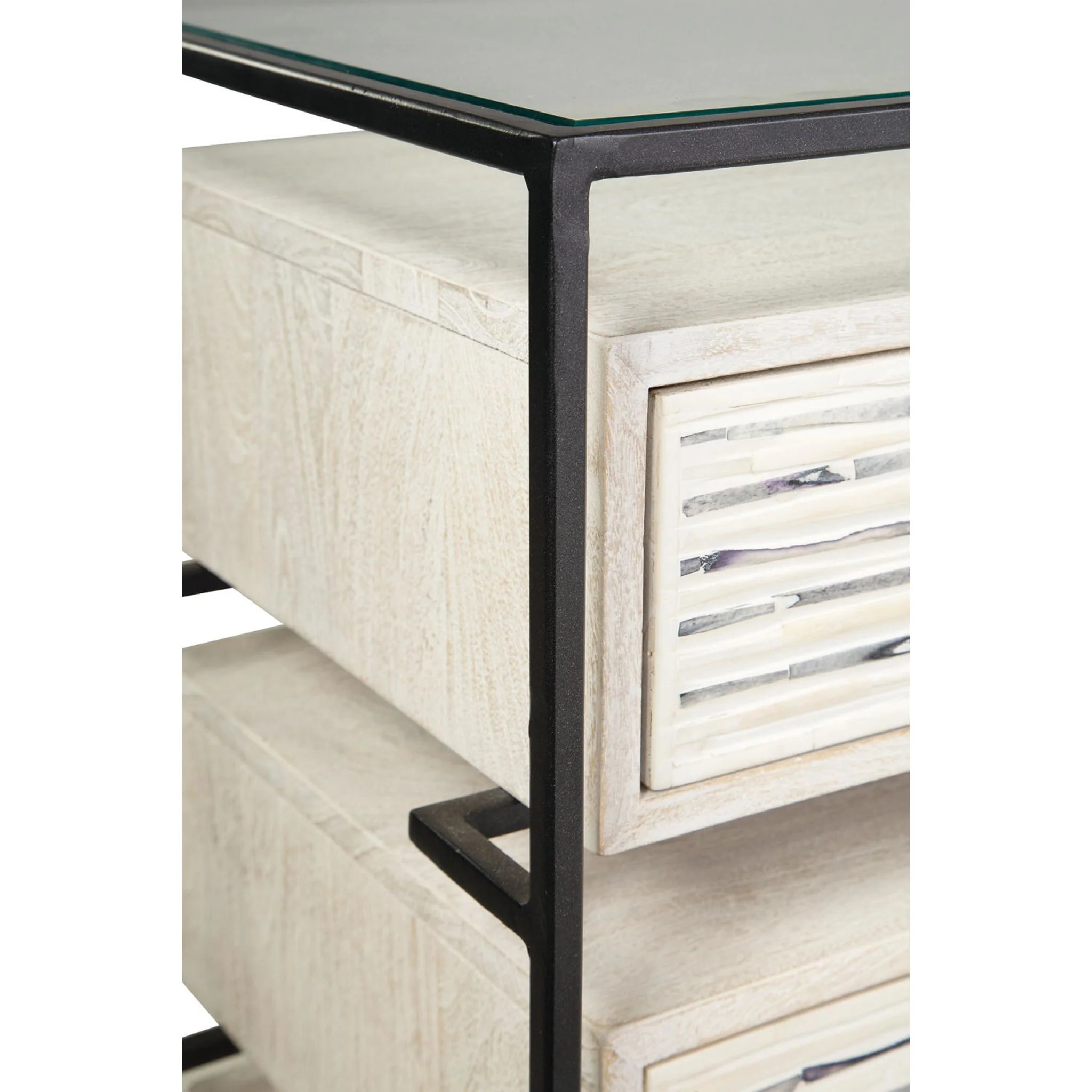 Crewridge Accent Cabinet - Black/Cream - Image 11