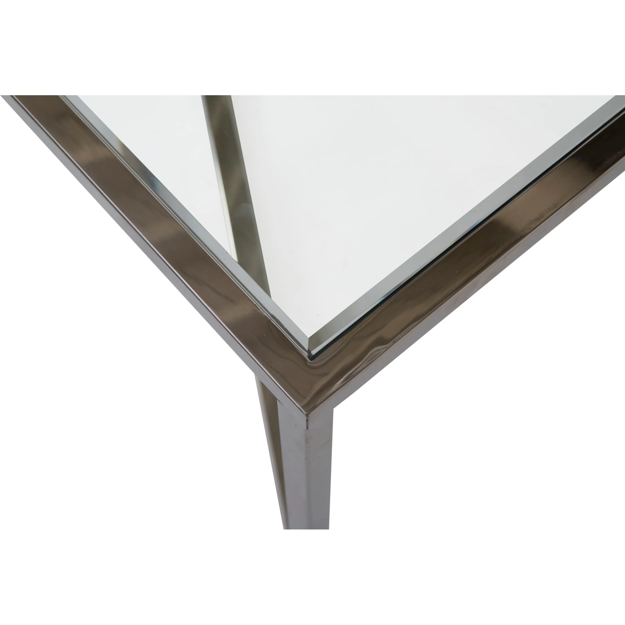Cross Over Coffee Table - Glass - Image 3