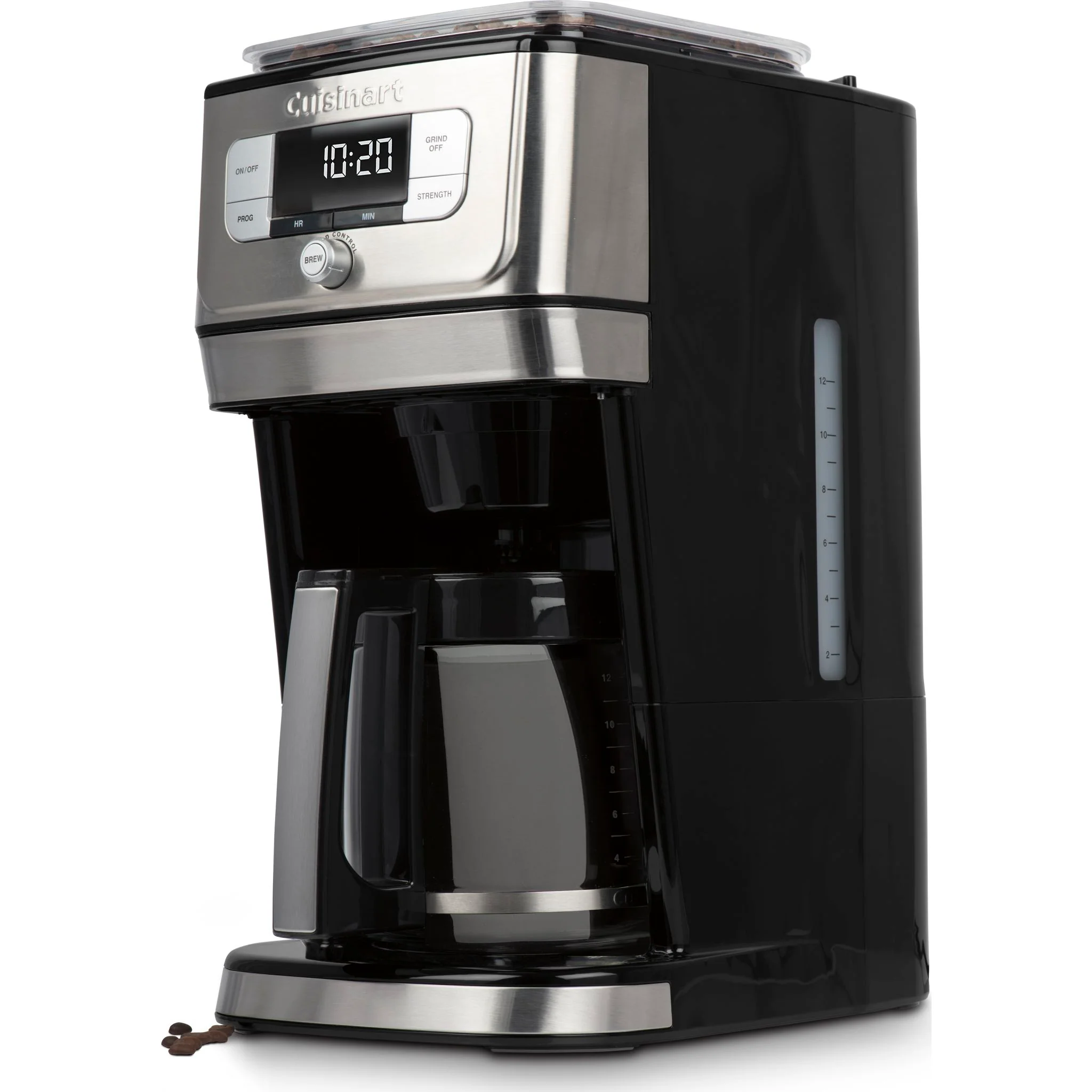 Cuisinart 12-Cup Burr Grind & Brew Coffeemaker (DGB-800C) - Black Stainless - Image 2