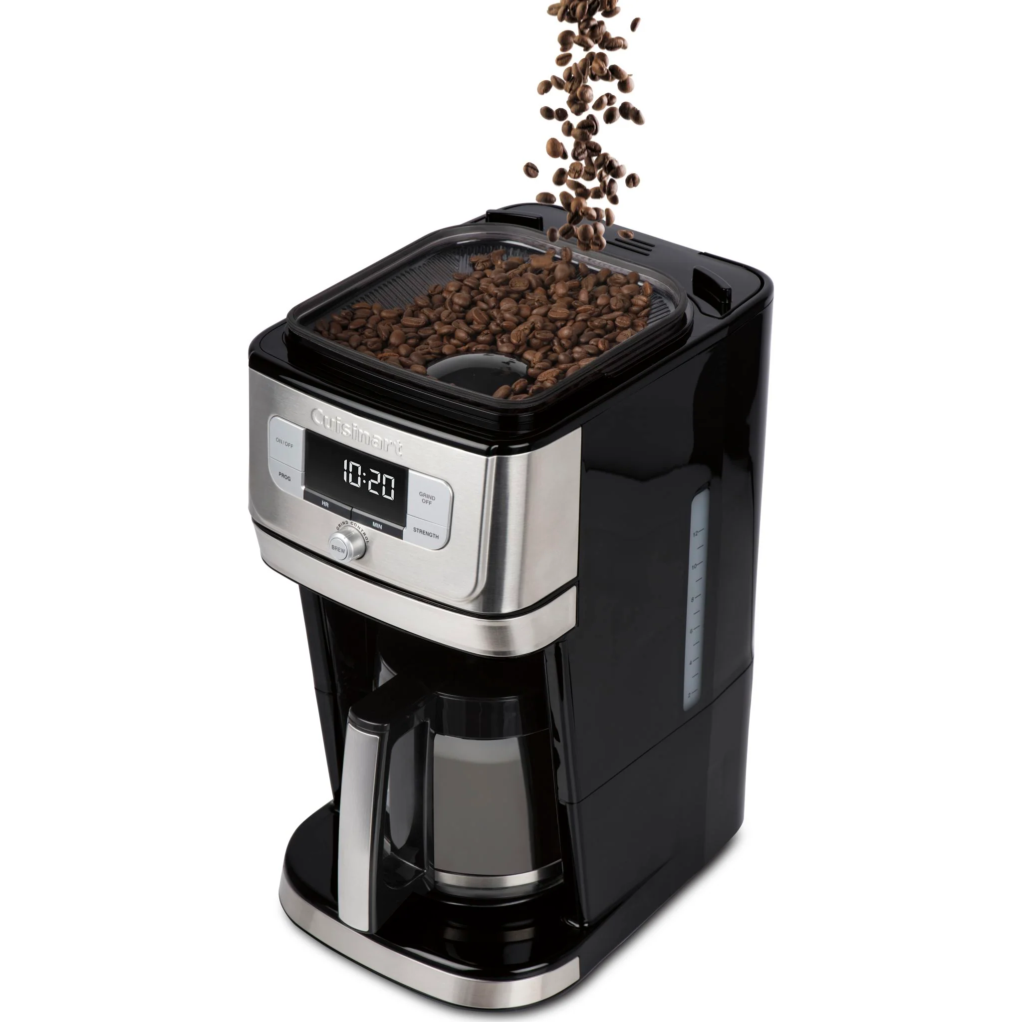 Cuisinart 12-Cup Burr Grind & Brew Coffeemaker (DGB-800C) - Black Stainless - Image 4