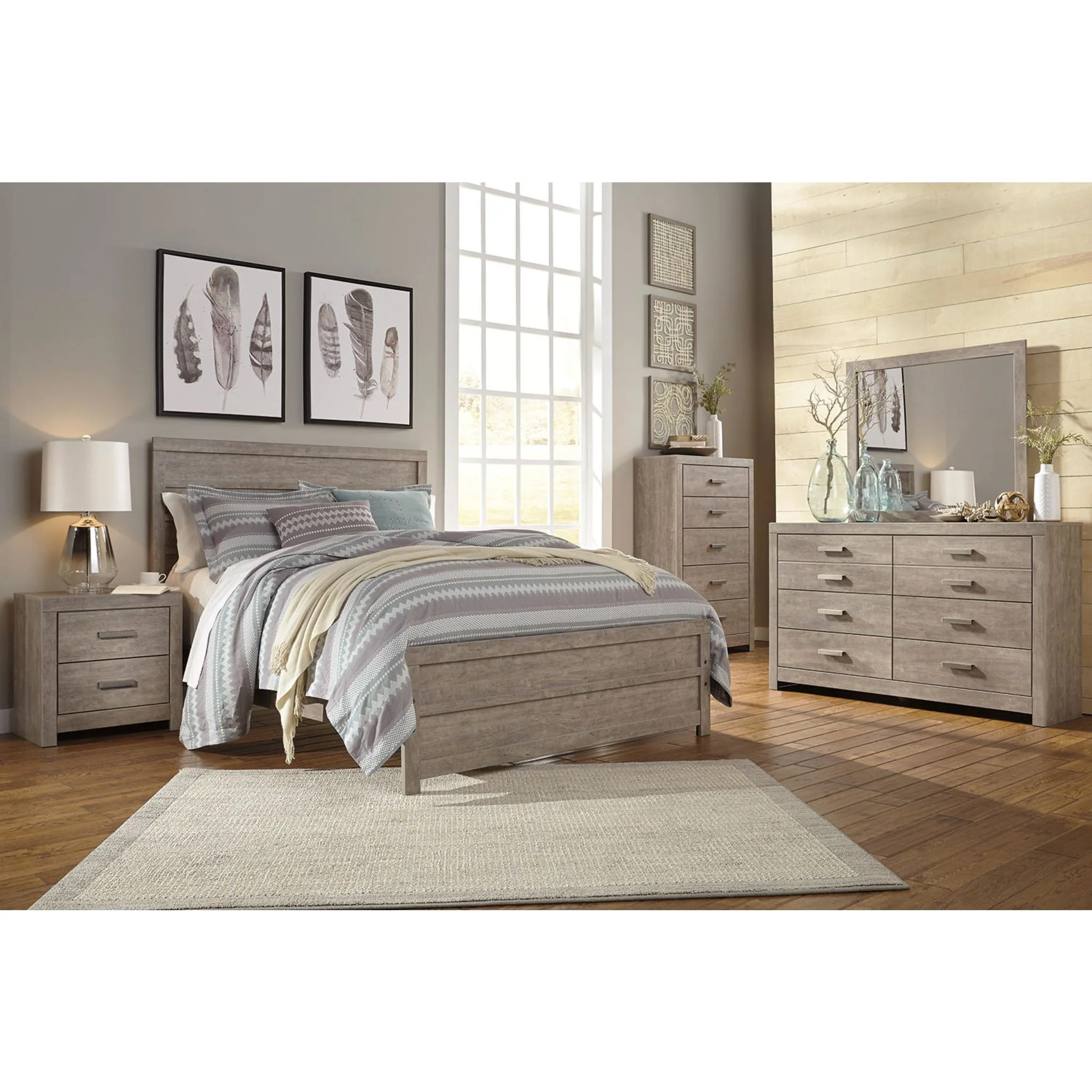 Culverbach Dresser and Mirror - Gray - Image 27