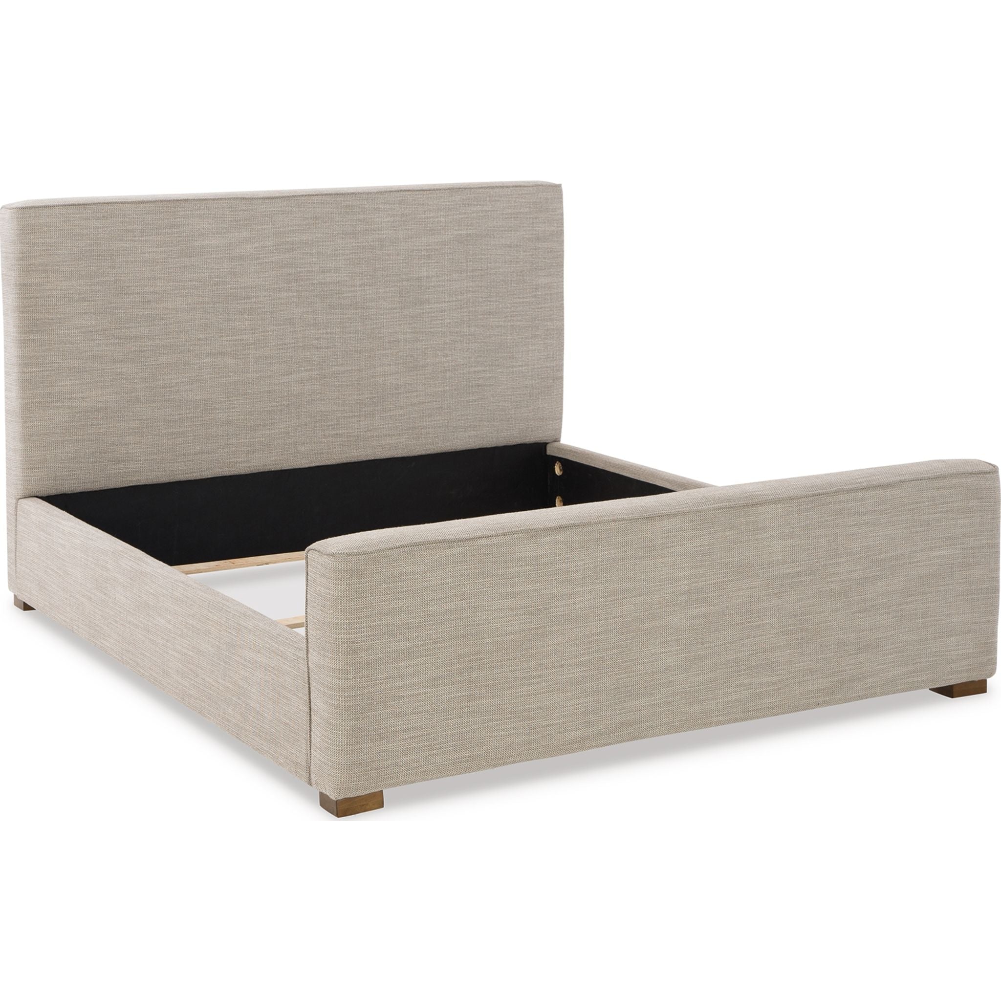 Dakmore King Upholstered Bed - Oatmeal - Image 3