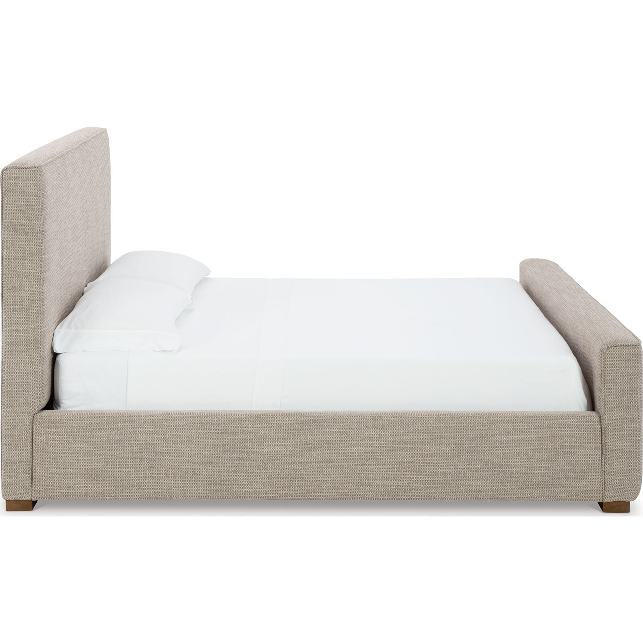 Dakmore King Upholstered Bed - Oatmeal - Image 5