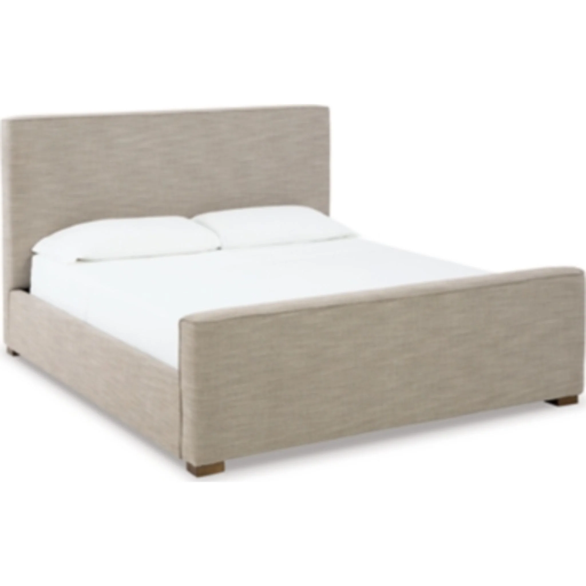 Dakmore King Upholstered Bed - Oatmeal - Image 9