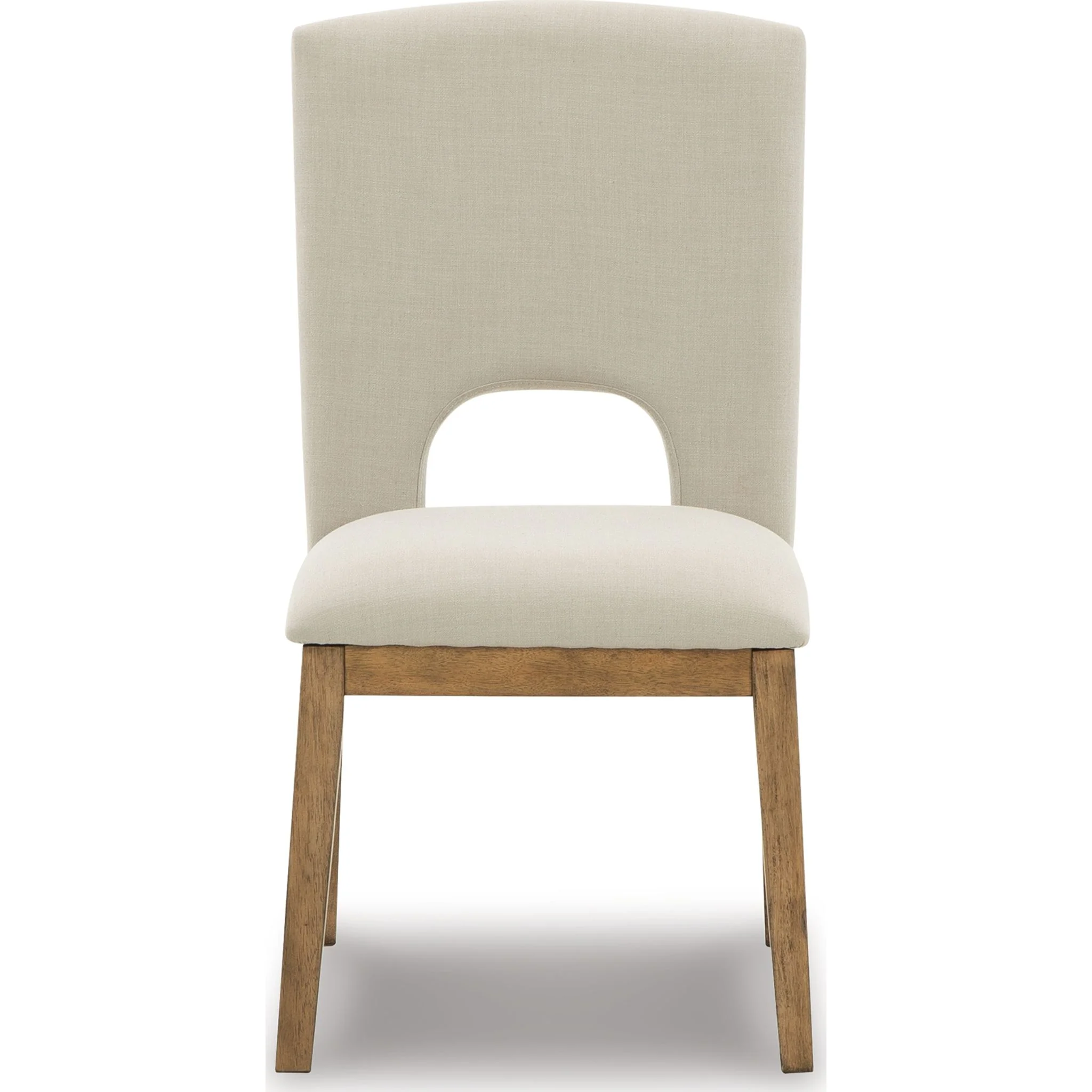 Dakmore Side Chair - Linen/Brown - (D783-01) - Image 3