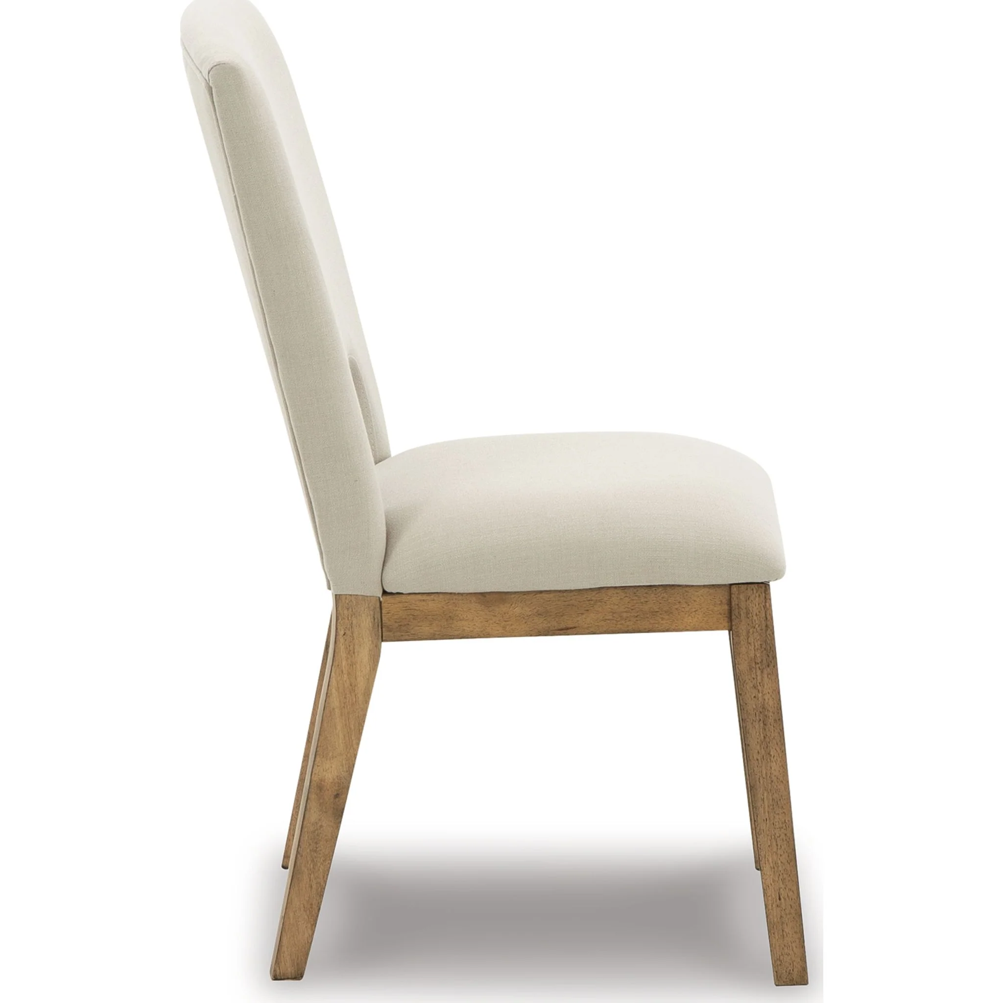 Dakmore Side Chair - Linen/Brown - (D783-01) - Image 4