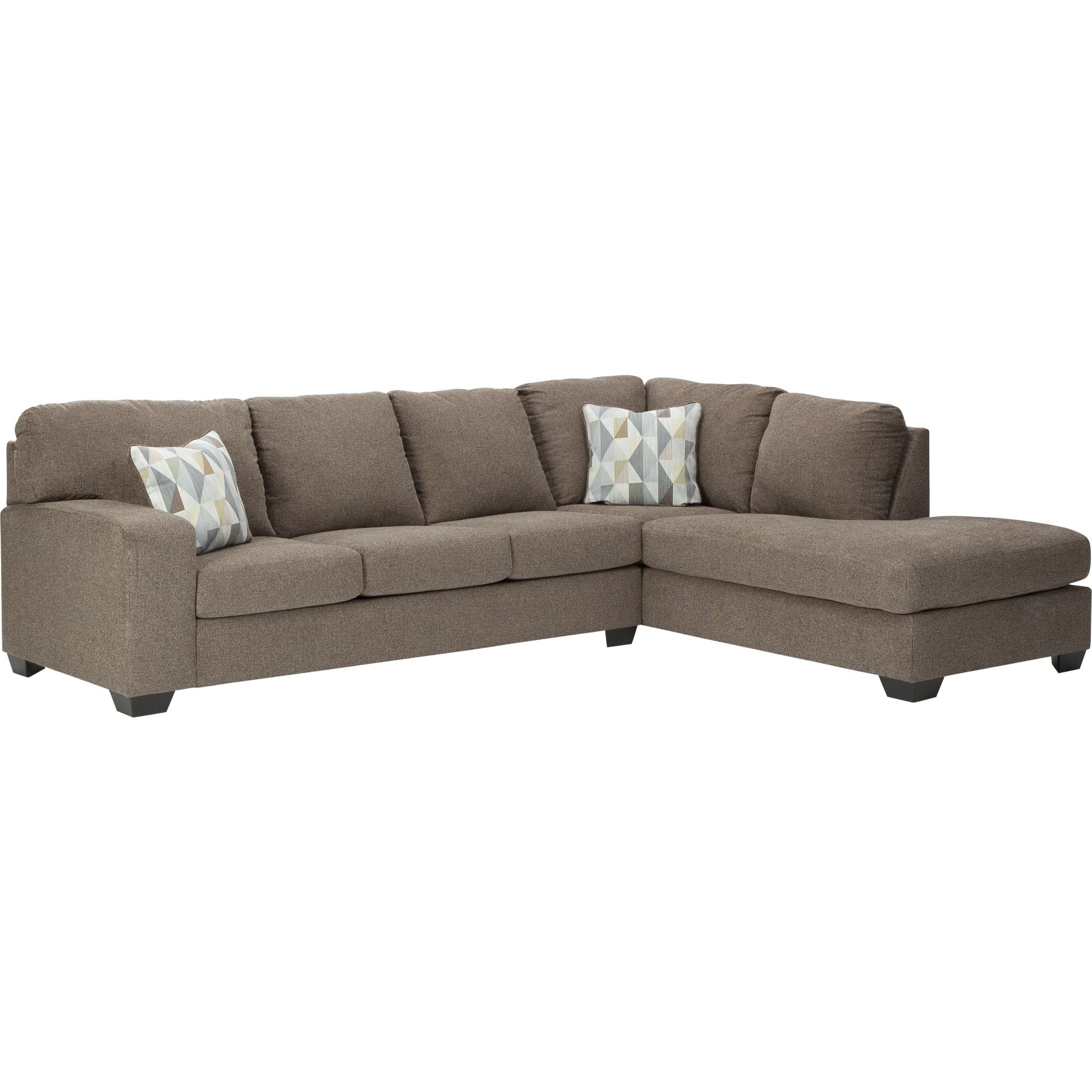 Dalhart 2 Piece Sectional - Hickory