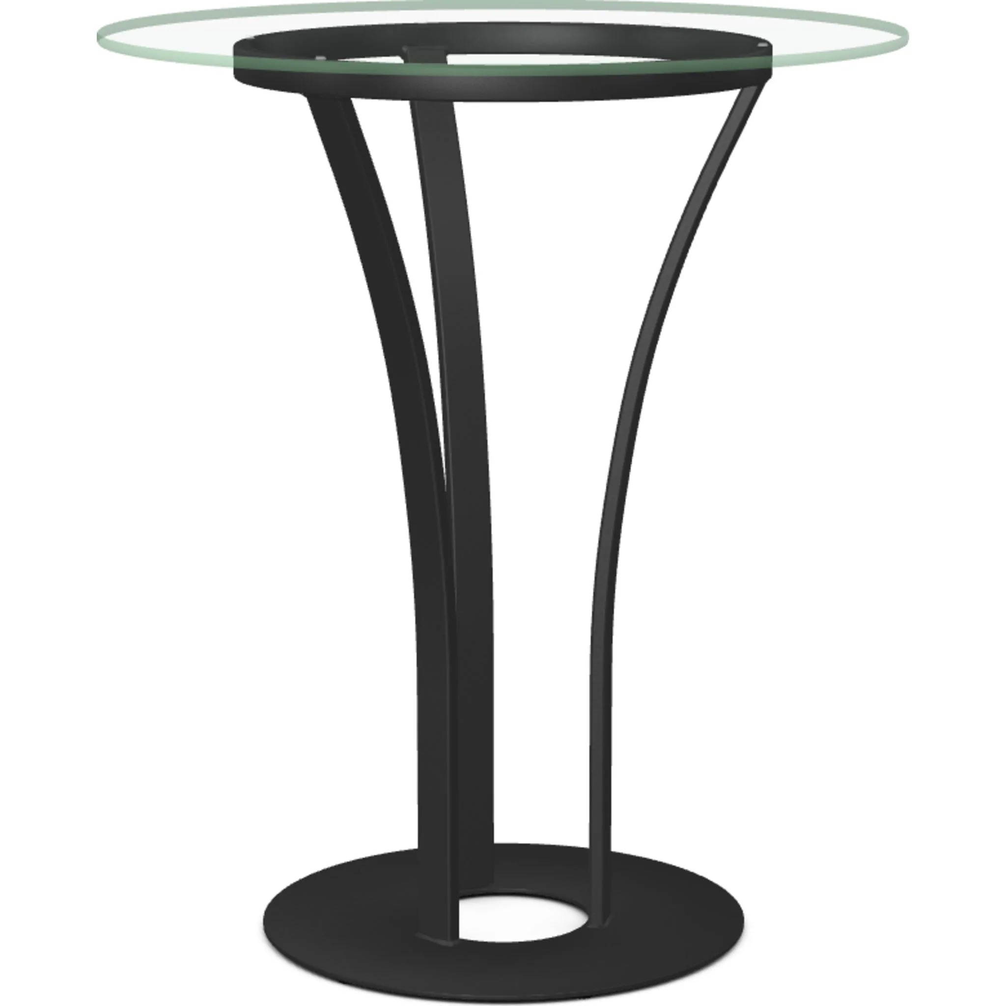 Dalia Bar Table - Clear/Black Coral - (1566832K)