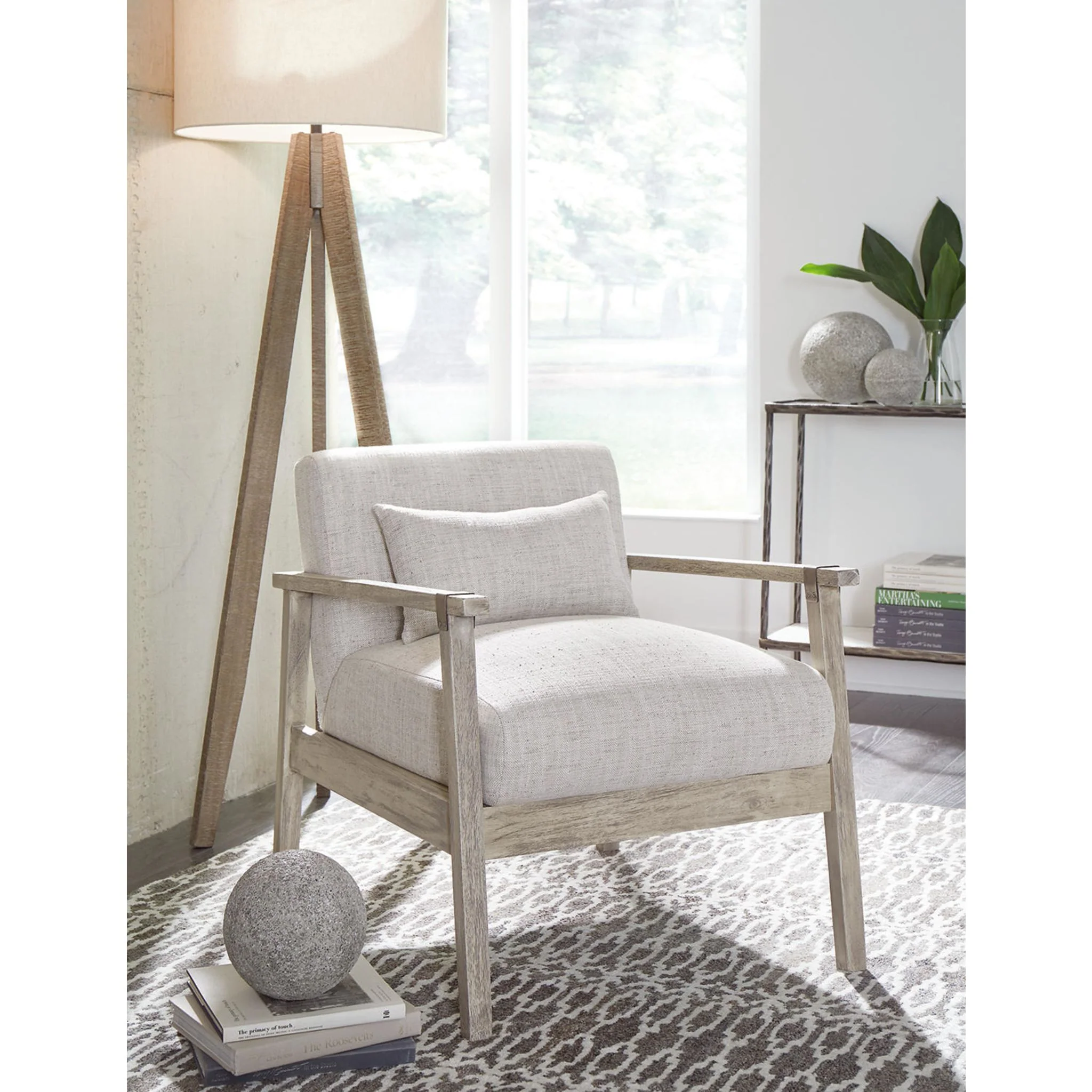 Dallenville Accent Chair - Platinum - Image 2