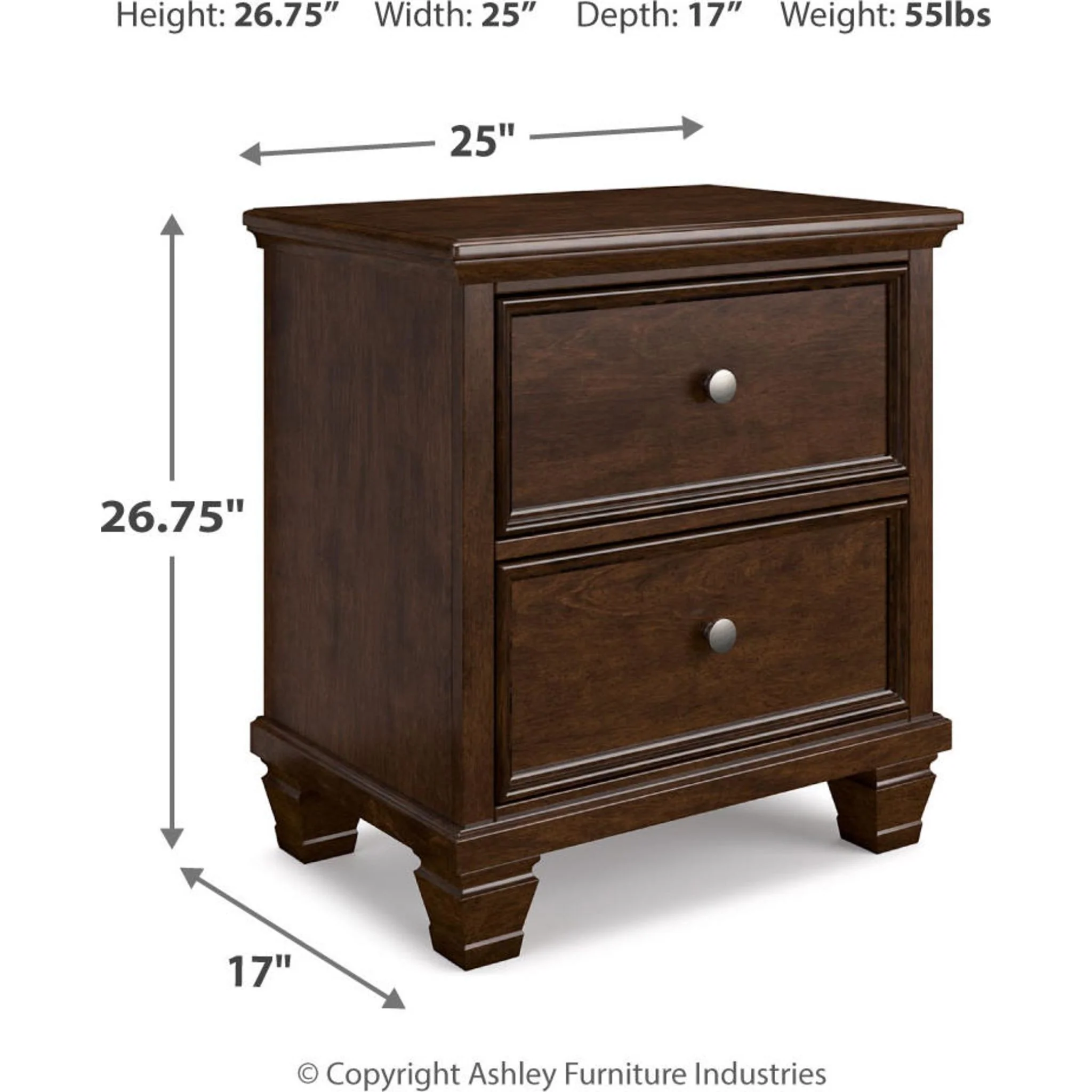 Danabrin 6 Piece Full Storage Bedroom - Brown - Image 16
