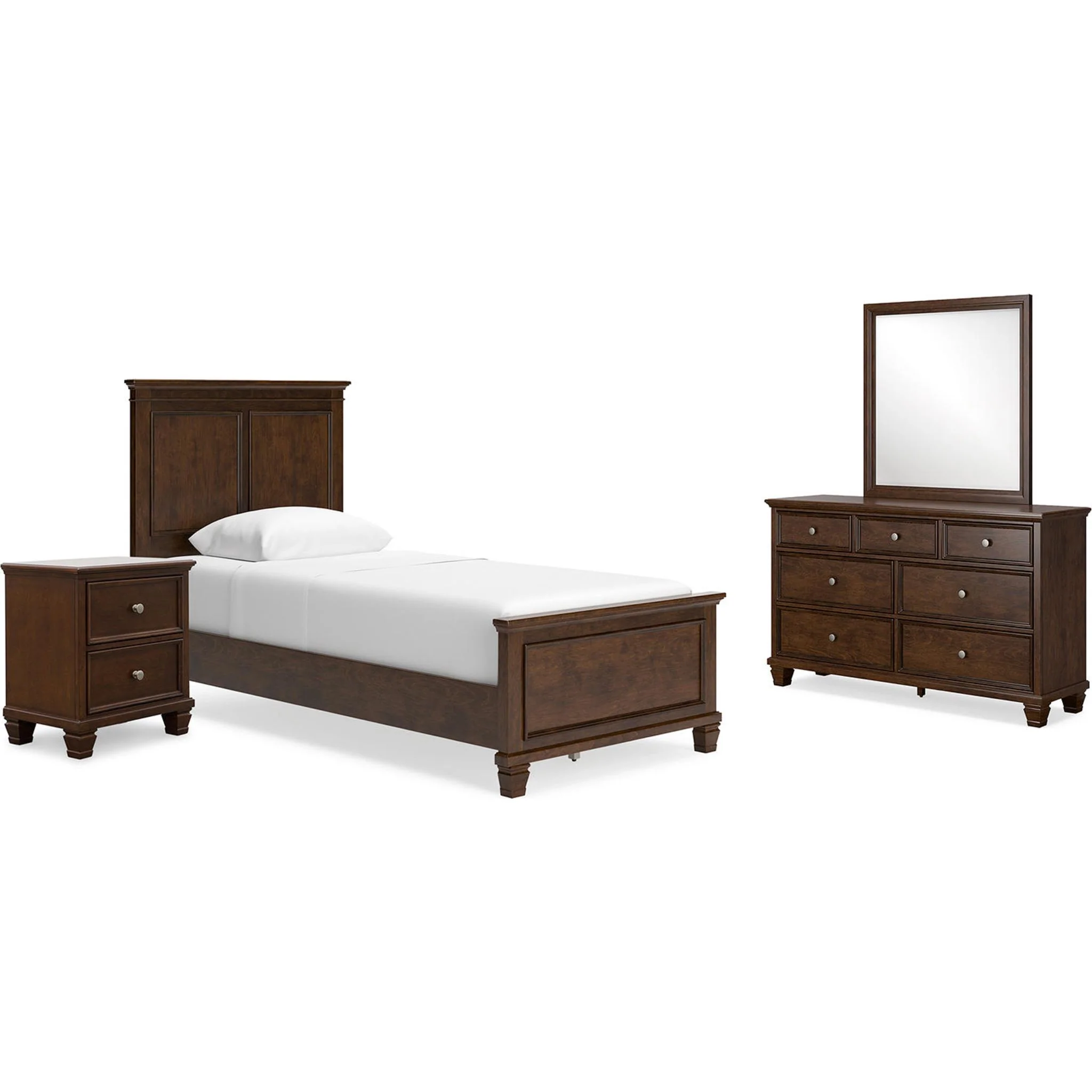 Danabrin 6 Piece Panel Bedroom - Brown