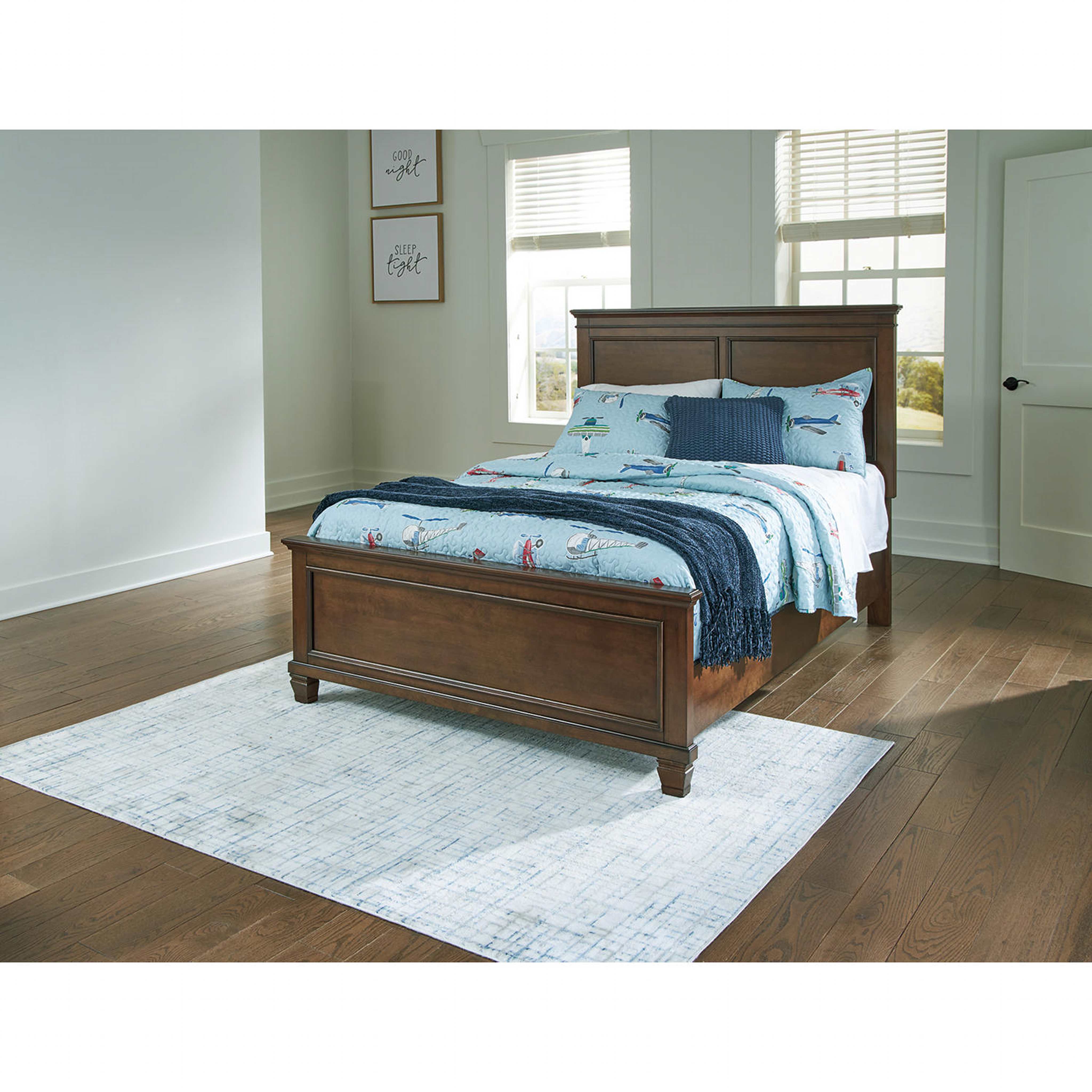Danabrin 6 Piece Panel Bedroom - Brown - Image 67