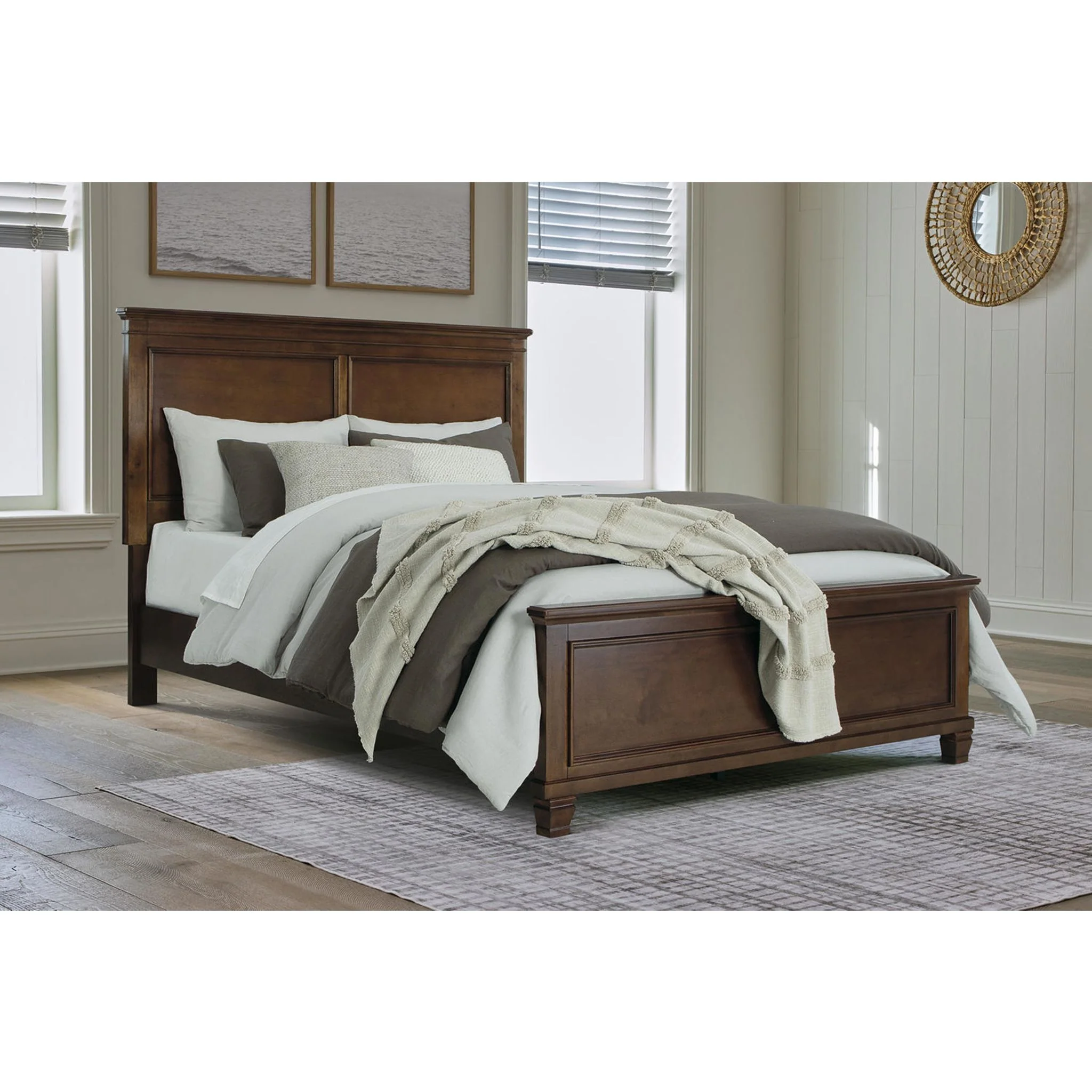 Danabrin 6 Piece Panel Bedroom - Brown - Image 27