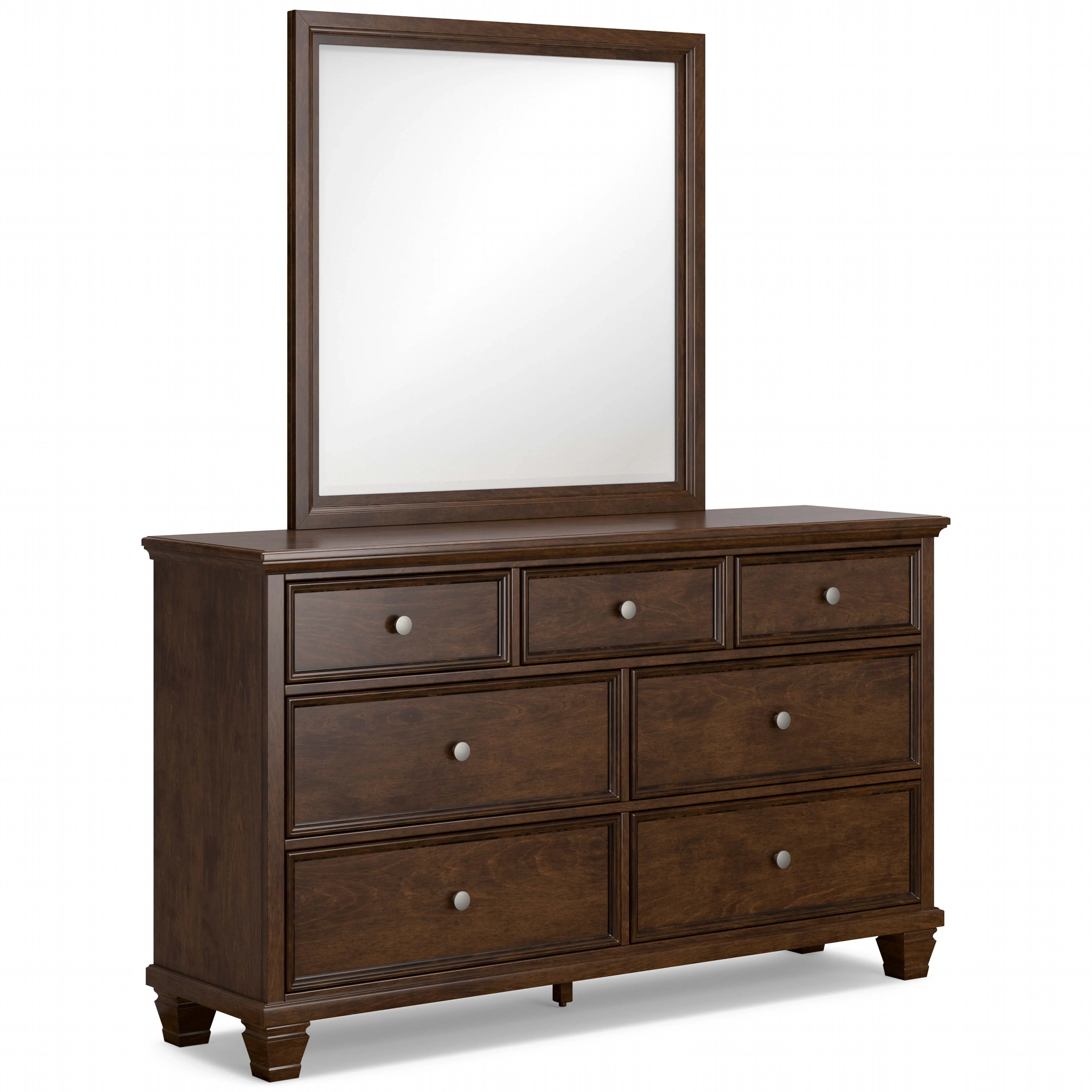 Danabrin 6 Piece Panel Bedroom - Brown - Image 40