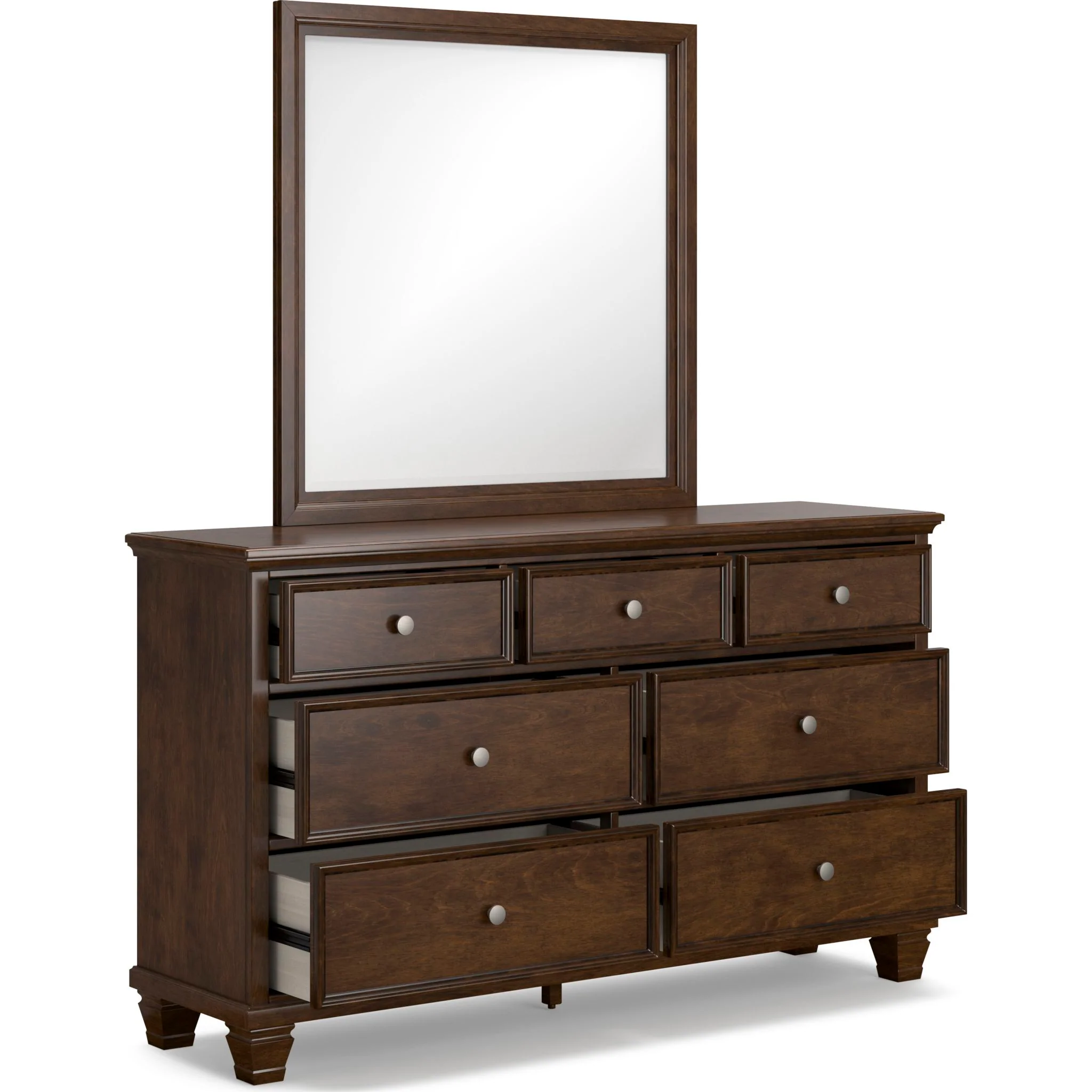 Danabrin 6 Piece Panel Bedroom - Brown - Image 5